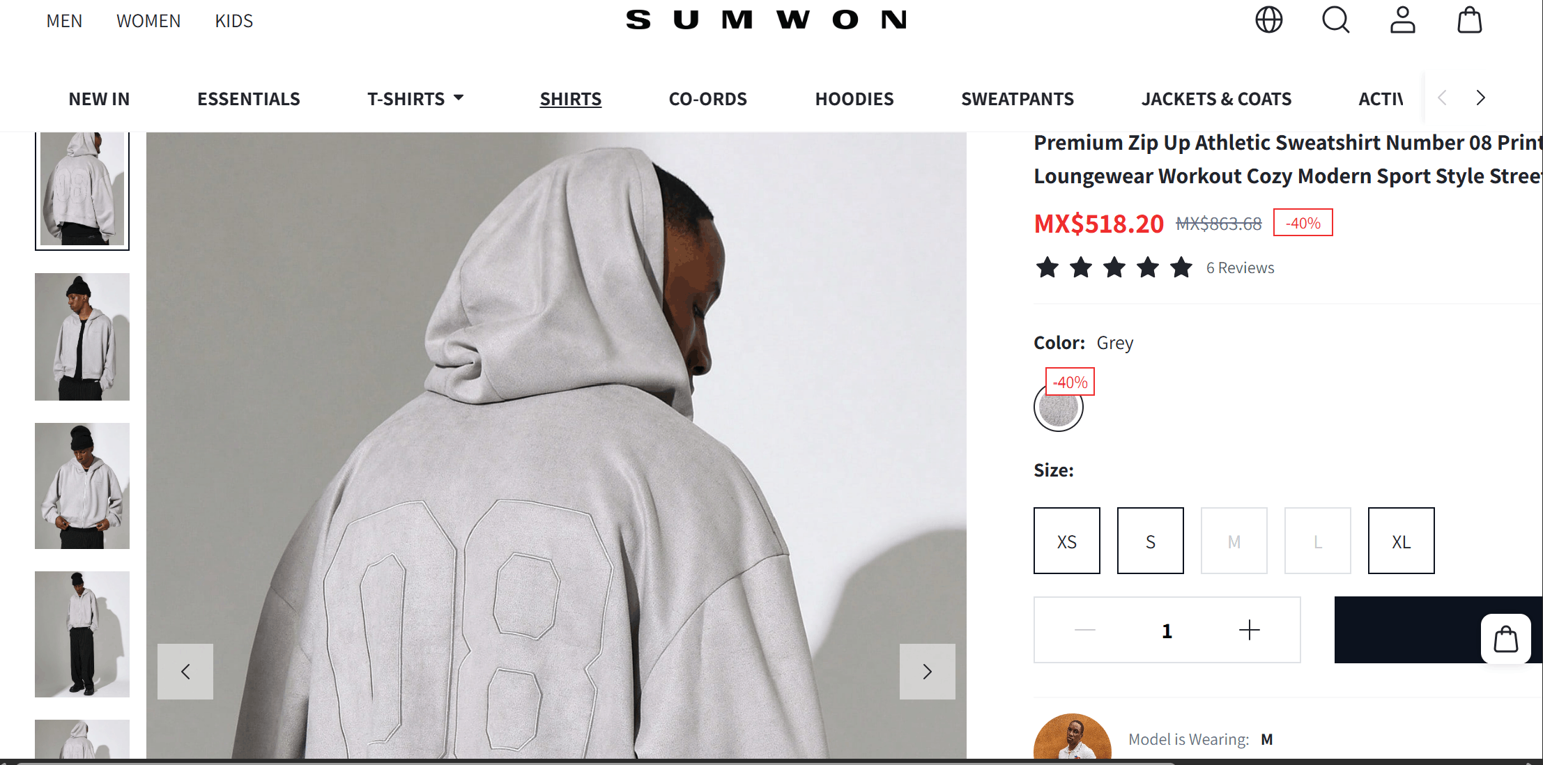 Japanese Brand SUMWON Grey Suede Zip Up Size US S / EU 44-46 / 1 - 3 Thumbnail