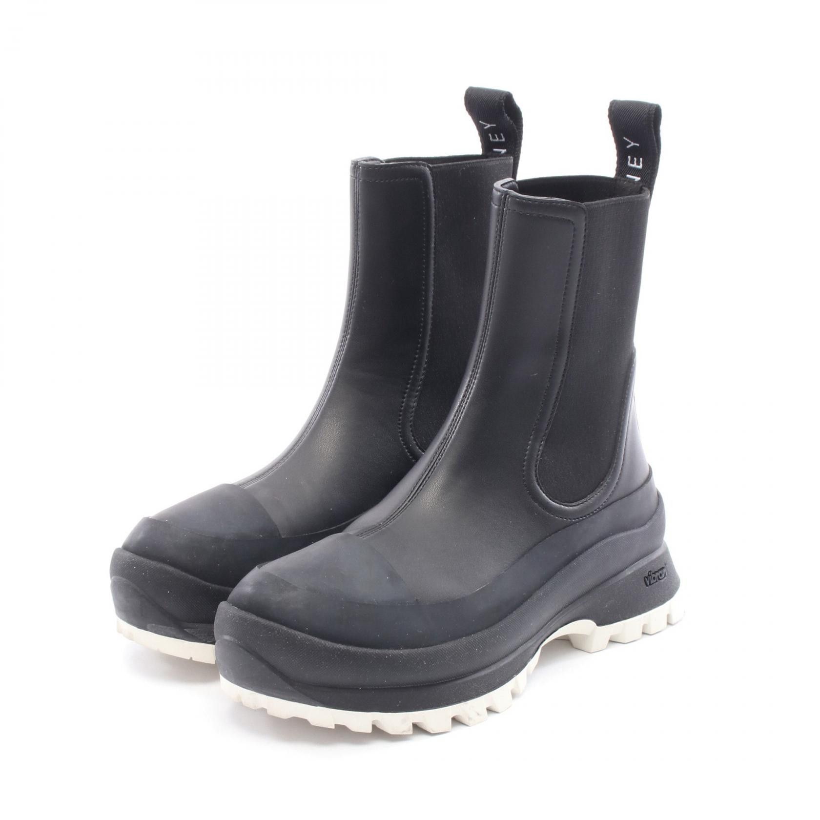 Stella McCartney Stella Mccartney Stella McCartney TRACE Leather Rubber Boots Leather Shoes DUTY FREE for USA Size ONE SIZE - 1 Thumbnail