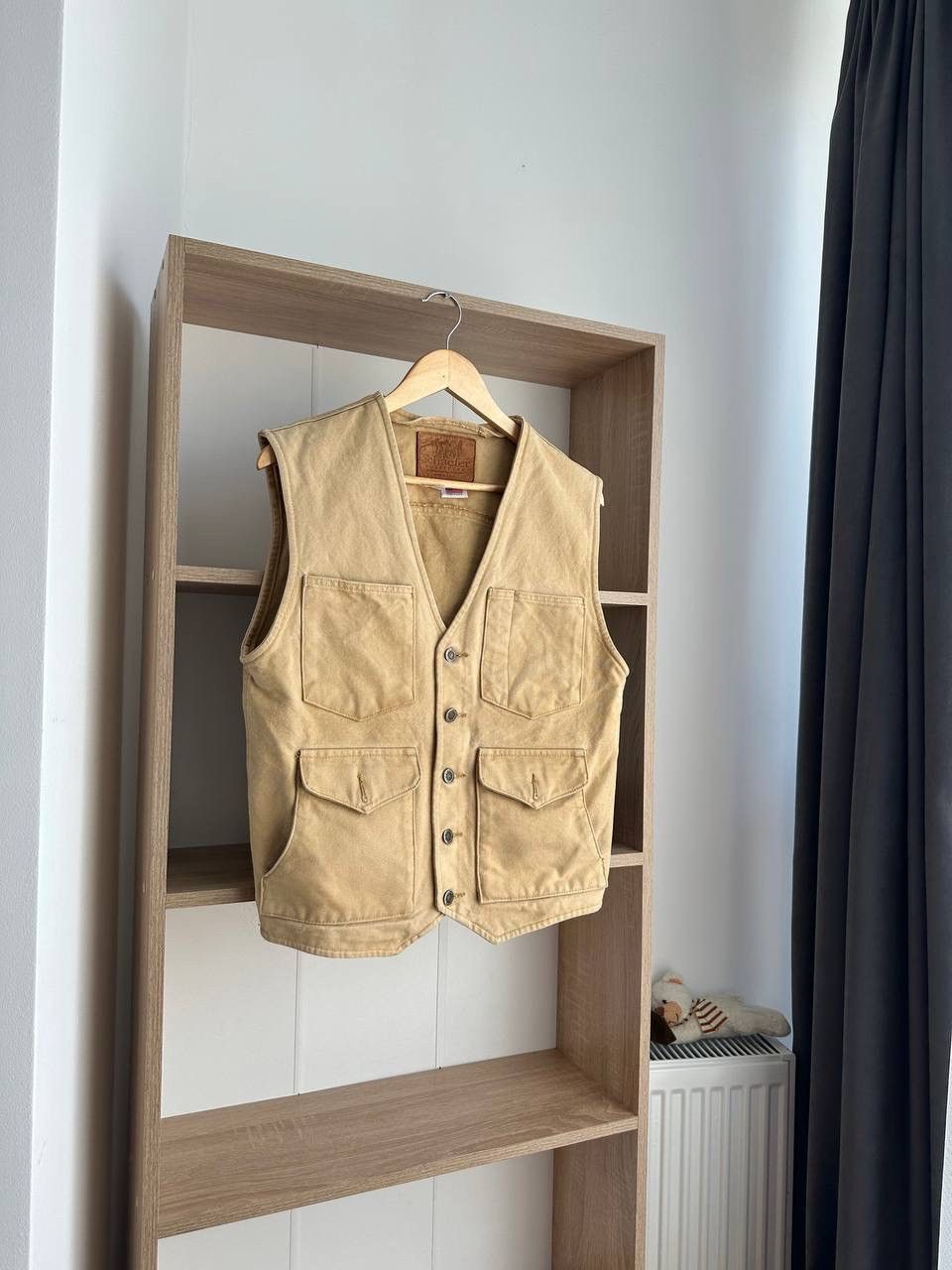 Vintage Vintage Schaefer Western Leather USA Beige Jacket Size US M / EU 48-50 / 2 - 2 Thumbnail