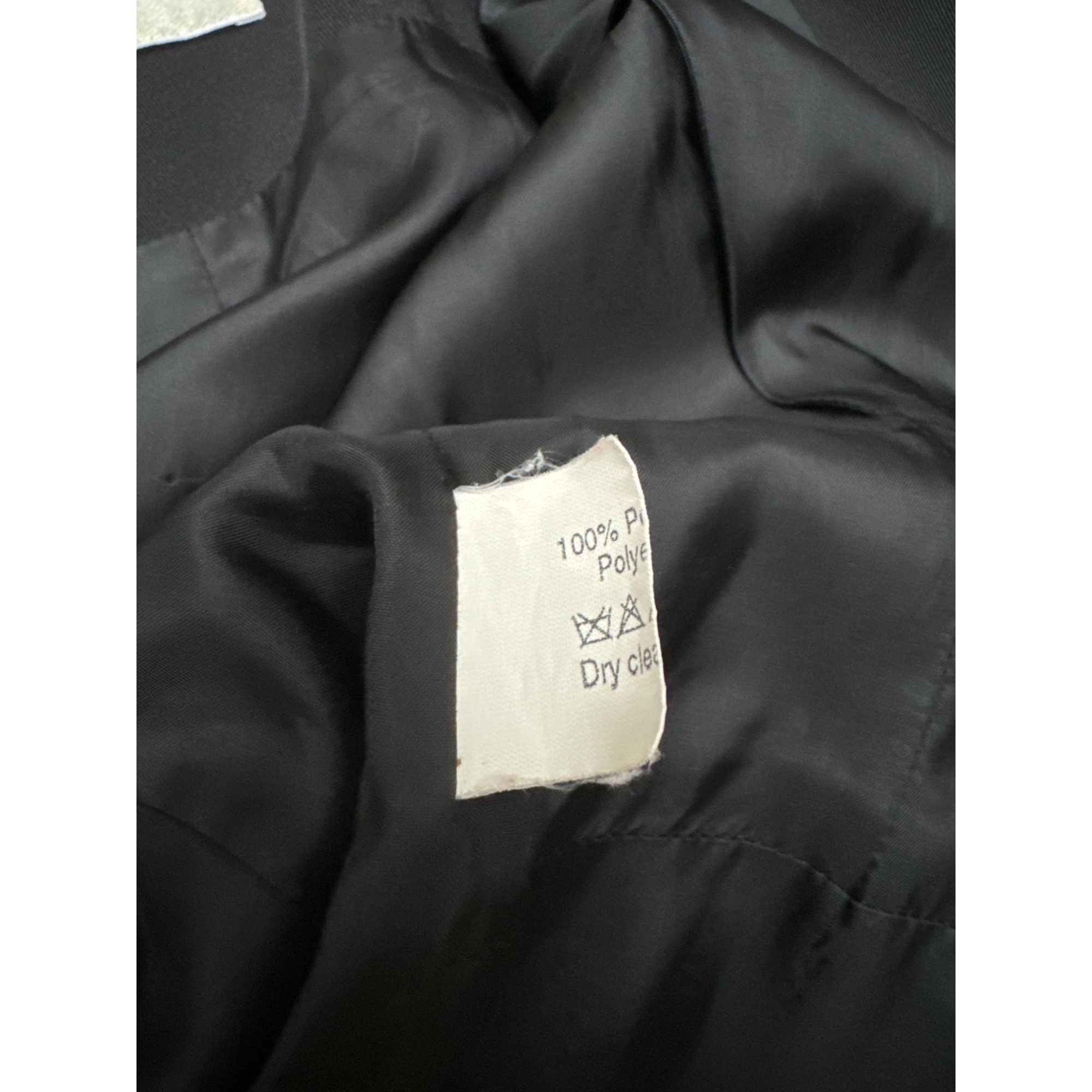 Mugler 1990s Black Structured Blazer Jacket Size M / US 6-8 / IT 42-44 - 7 Thumbnail