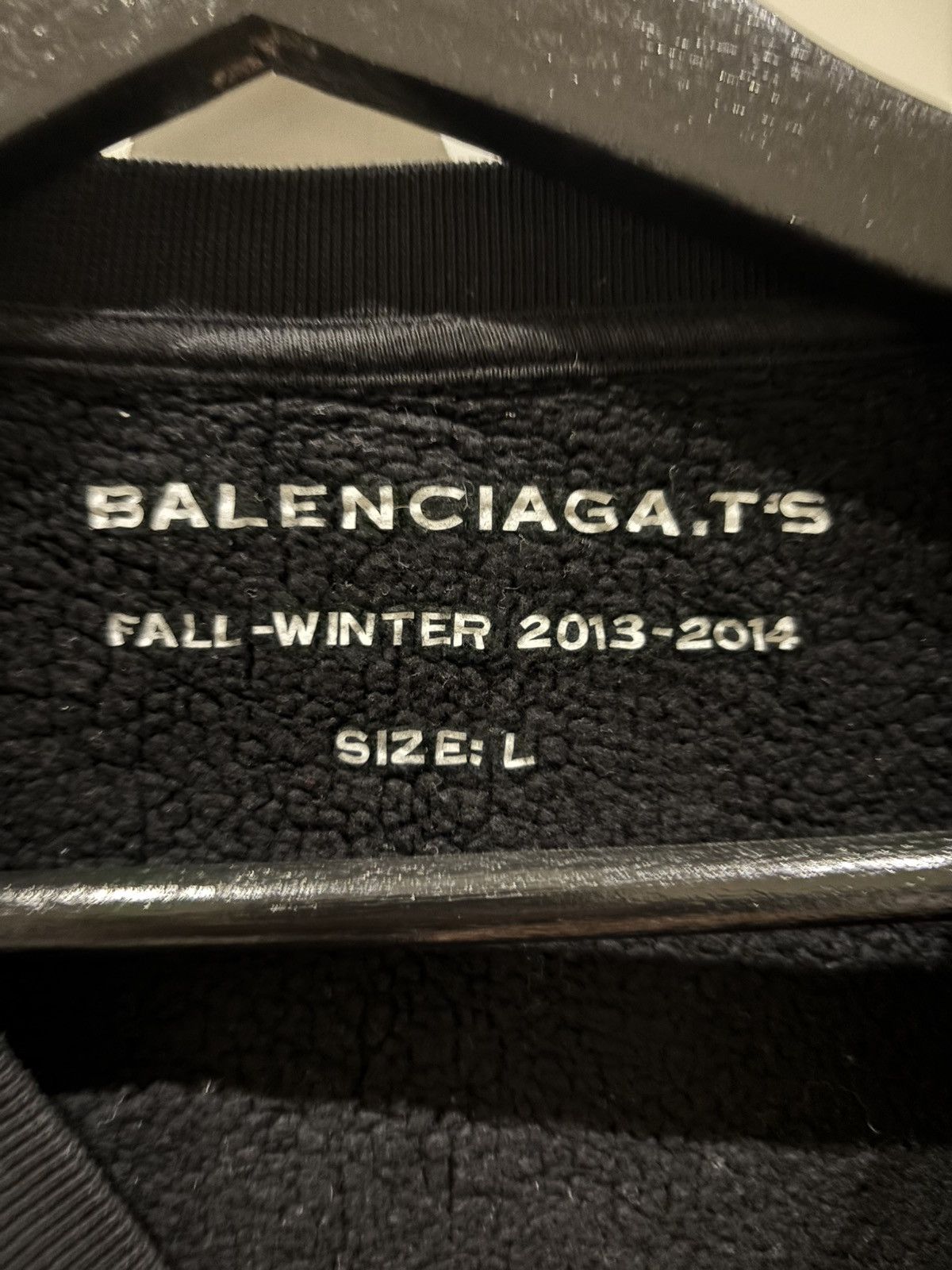Balenciaga Balenciaga FW13 Join a Weird Trip Sweatshirt Black Size US L / EU 52-54 / 3 - 2 Thumbnail