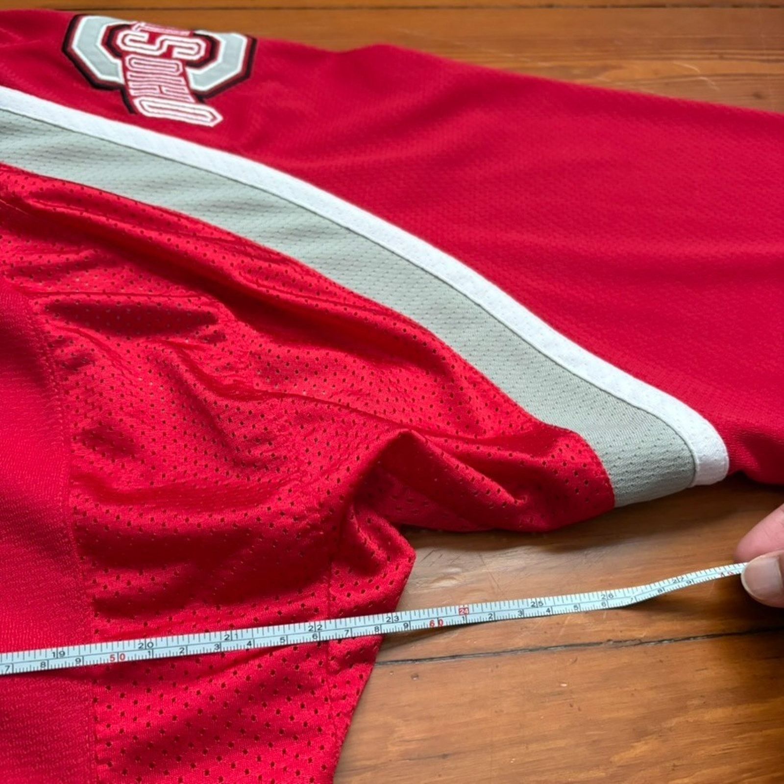 Nike × Vintage Vintage Nike Bauer Ohio State Buckeyes Hockey Jersey Size L Size US L / EU 52-54 / 3 - 5 Thumbnail