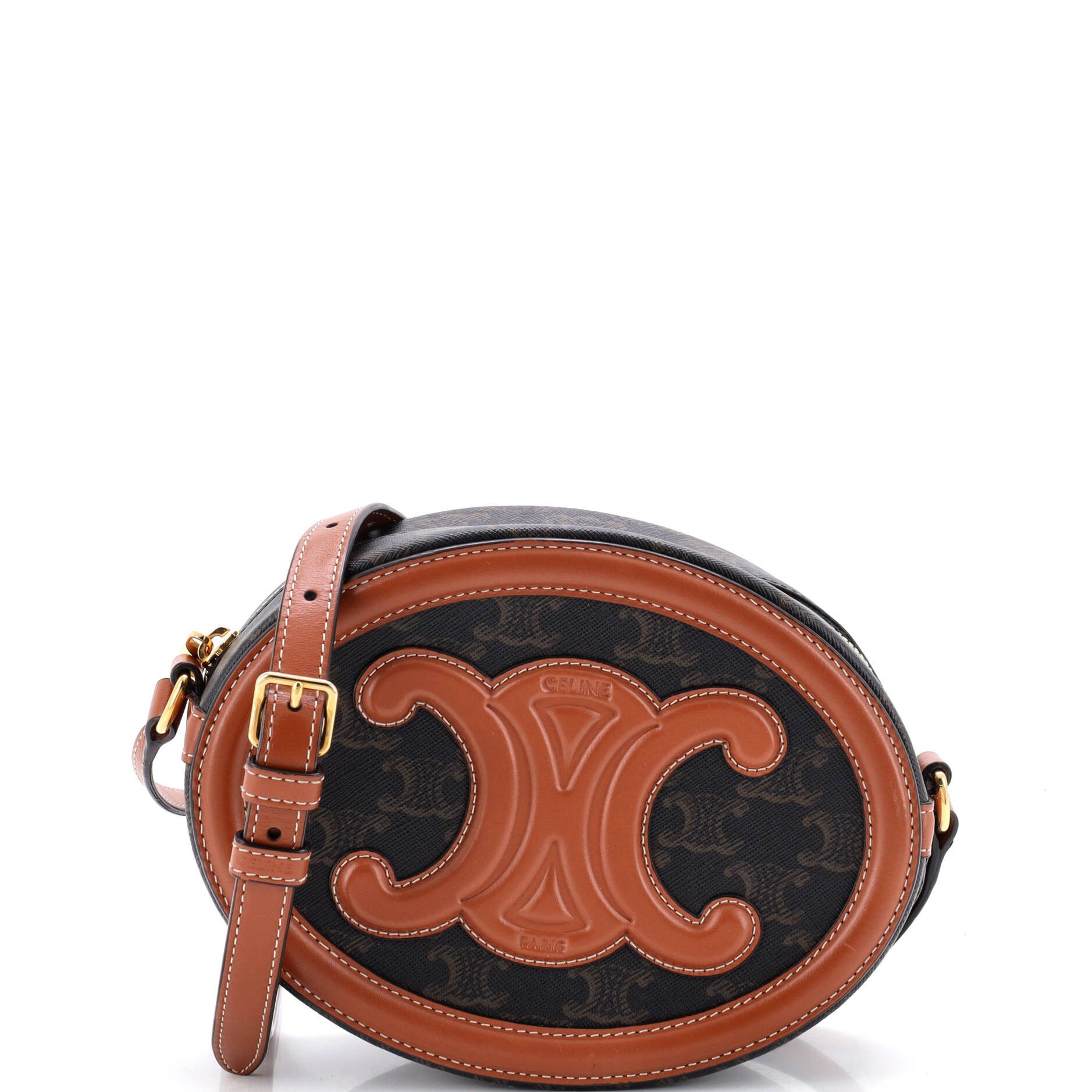 Celine Triomphe Oval Crossbody Bag Size ONE SIZE - 1 Thumbnail