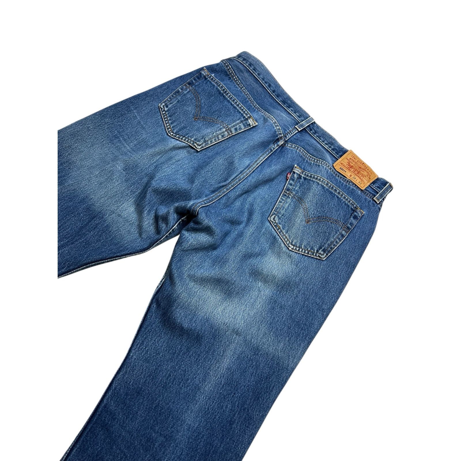 Levi's Vintage 90s Levi’s 501xx Made in USA 38x33 Actual 36x32 Size US 38 / EU 54 - 11 Thumbnail