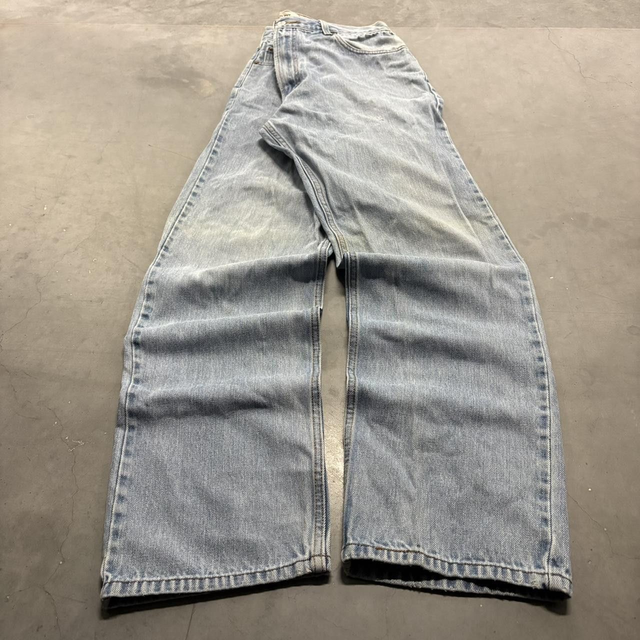 Levi's Crazy Vintage Y2K/2000s Tall Levis Light Blue Wash Denim Jeans! Size US 36 / EU 52 - 1 Thumbnail