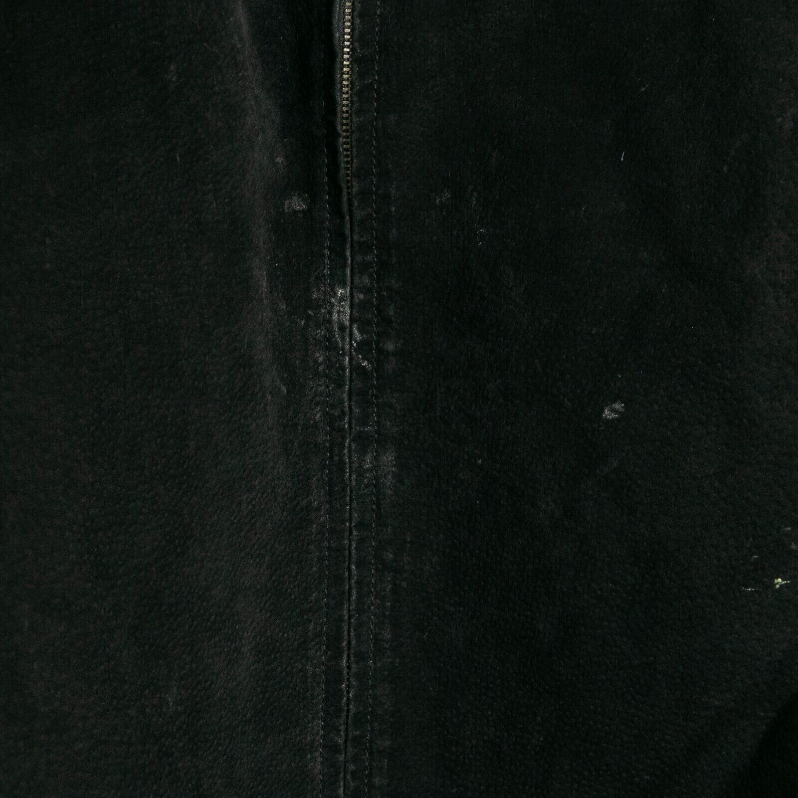 Vintage Vintage Black Suede Zip Up Jacket XL - Patina Distressed Size US XL / EU 56 / 4 - 3 Thumbnail