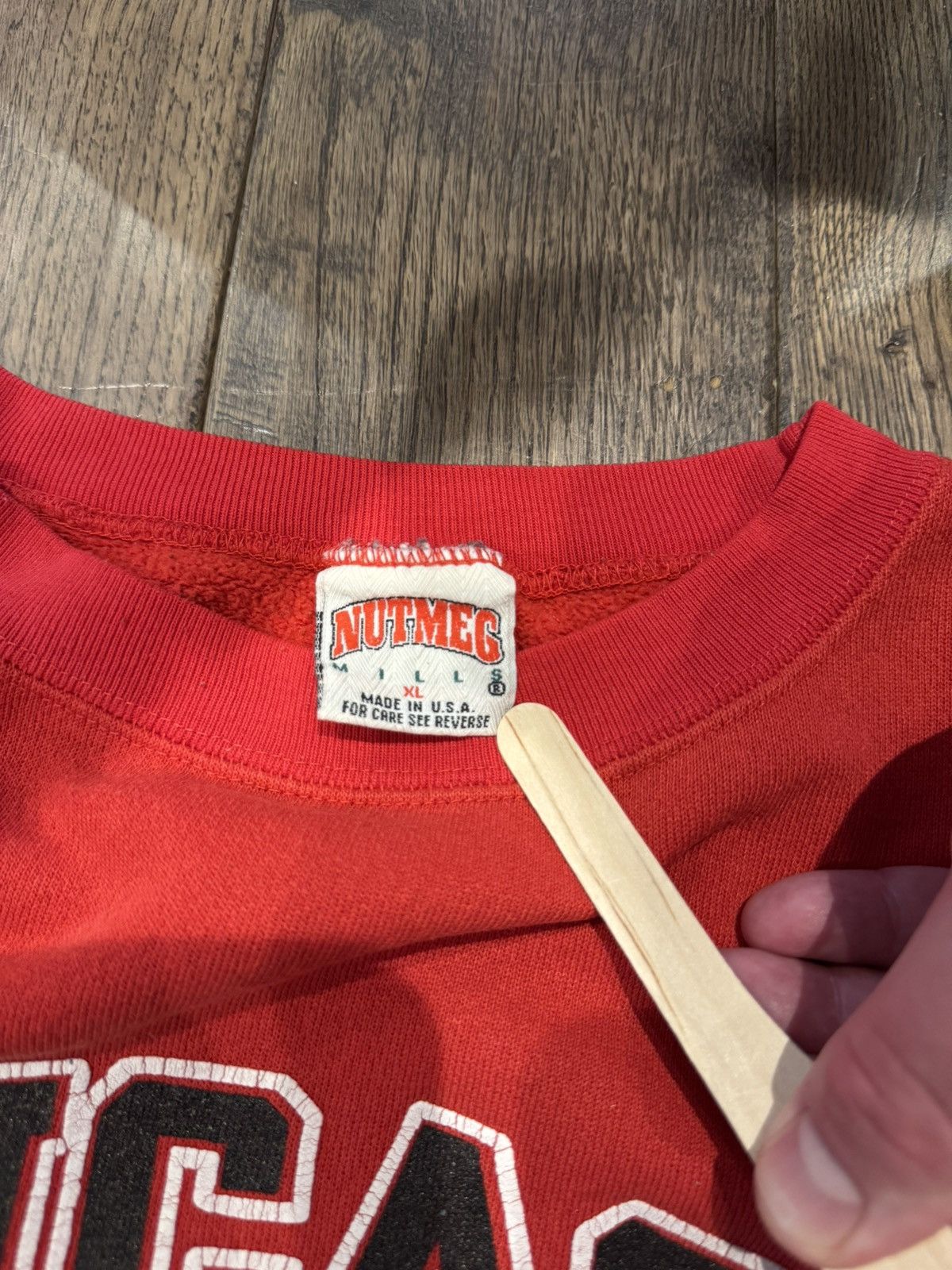 Nutmeg Nutmeg Chicago Blackhawks Crewneck Sweater Size US XL / EU 56 / 4 - 5 Thumbnail