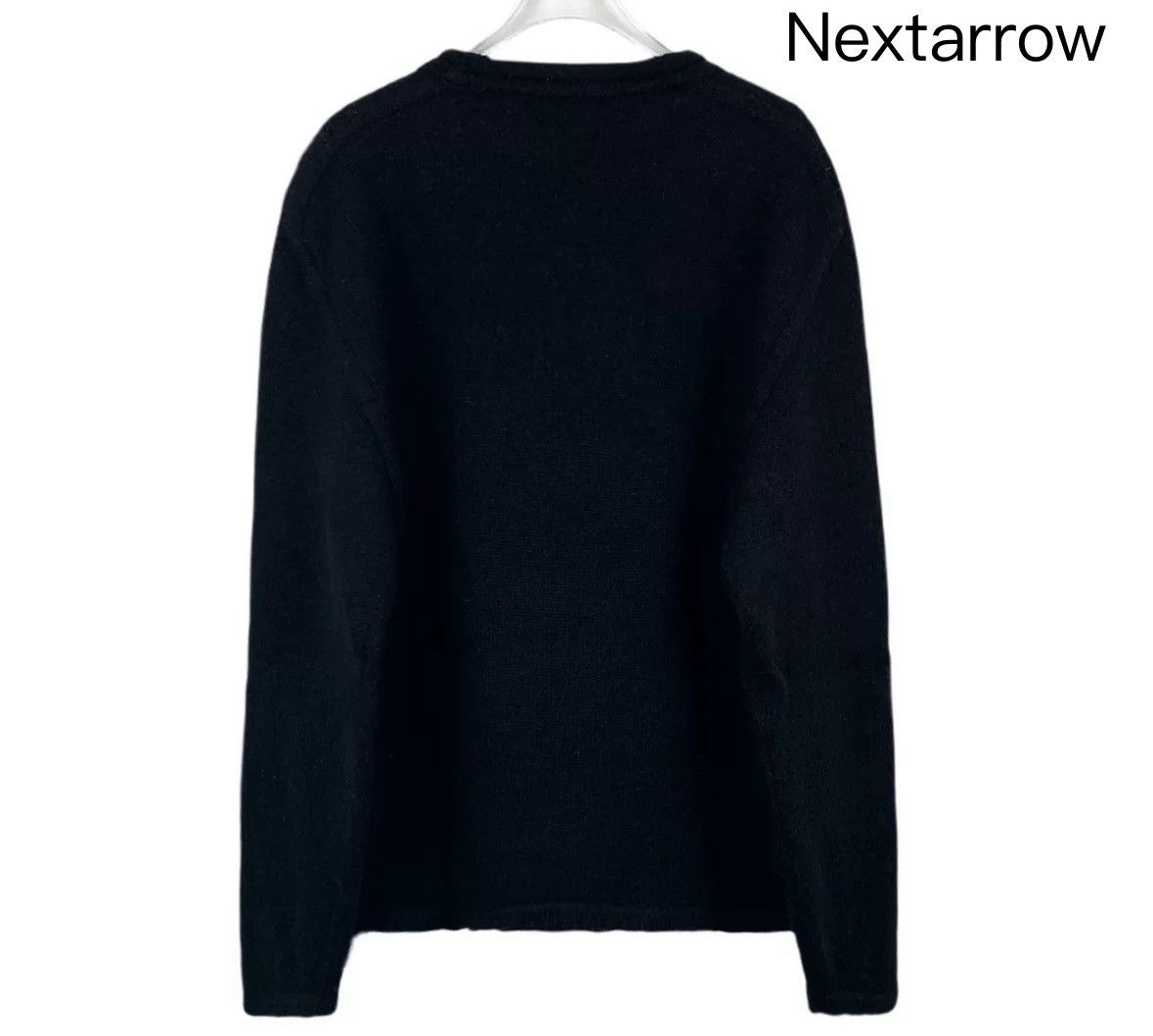 Louis Vuitton Louis Vuitton LV Black Round Neck Wool Knitted Sweater Size US L / EU 52-54 / 3 - 2 Thumbnail