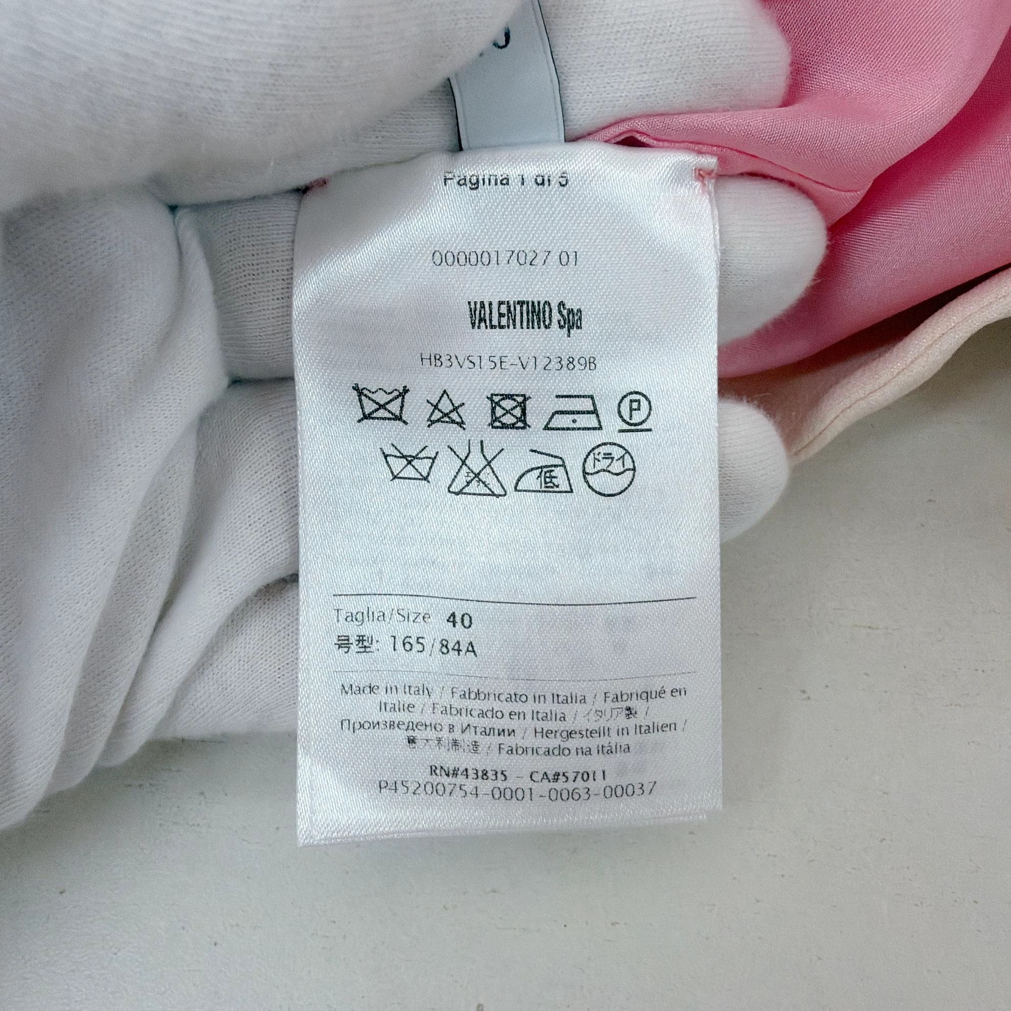 Valentino Valentino Pink Women's Dress 40 Size S / US 4 / IT 40 - 8 Thumbnail