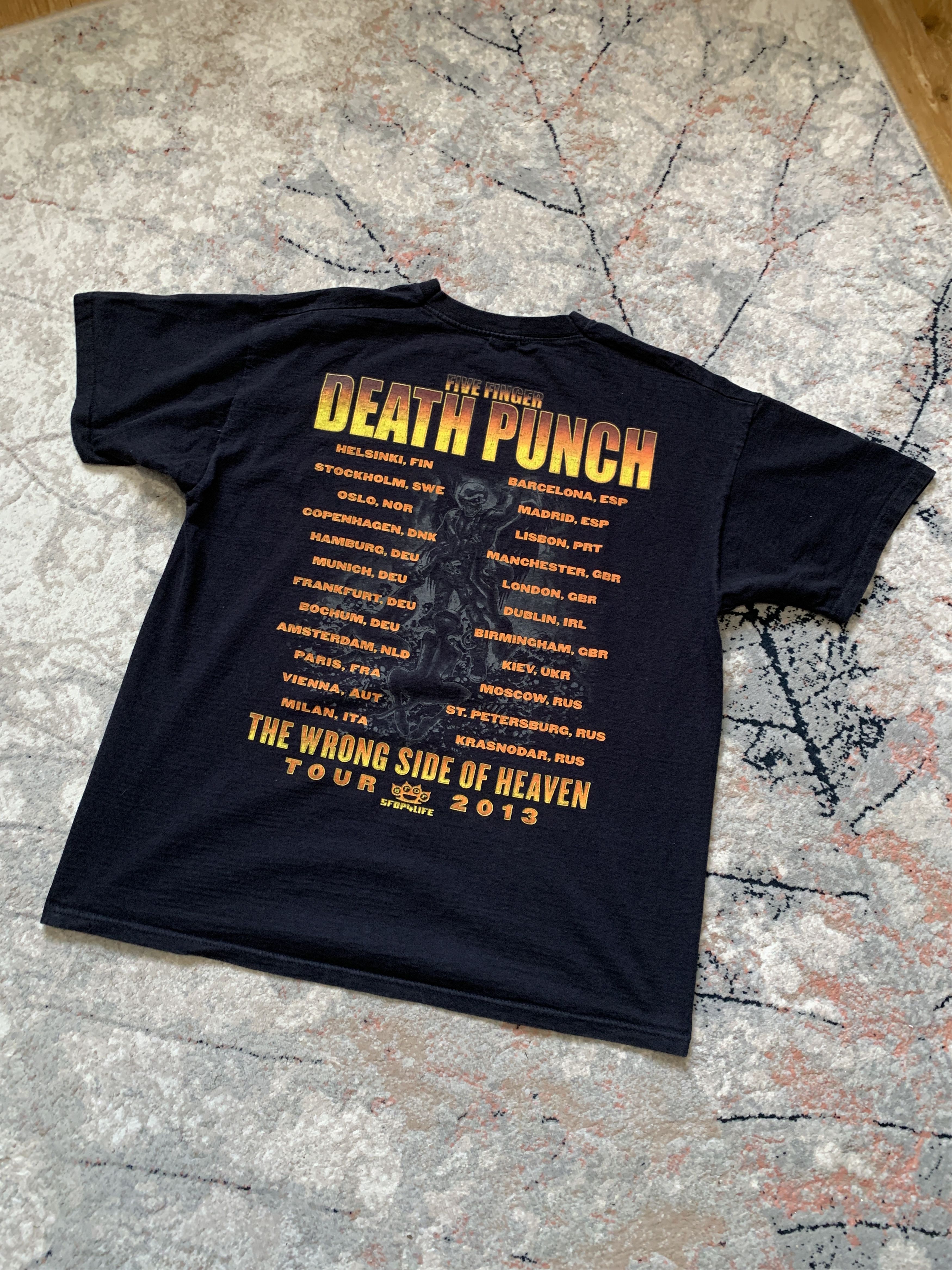 Band Tees Death Pinch Five Fingers 2013 Tour Size US XL / EU 56 / 4 - 6 Thumbnail