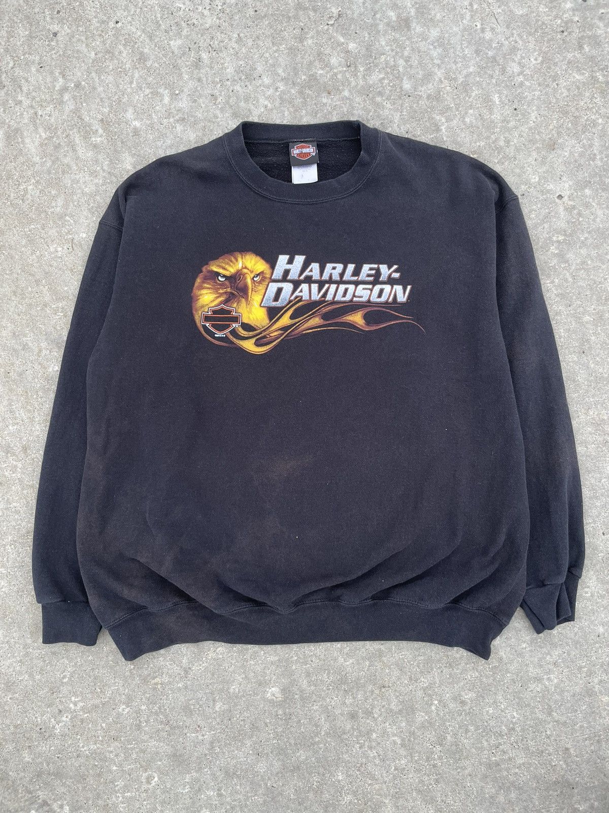 Harley Davidson × Vintage Harley Davidson sweatshirt Size US L / EU 52-54 / 3 - 2 Thumbnail