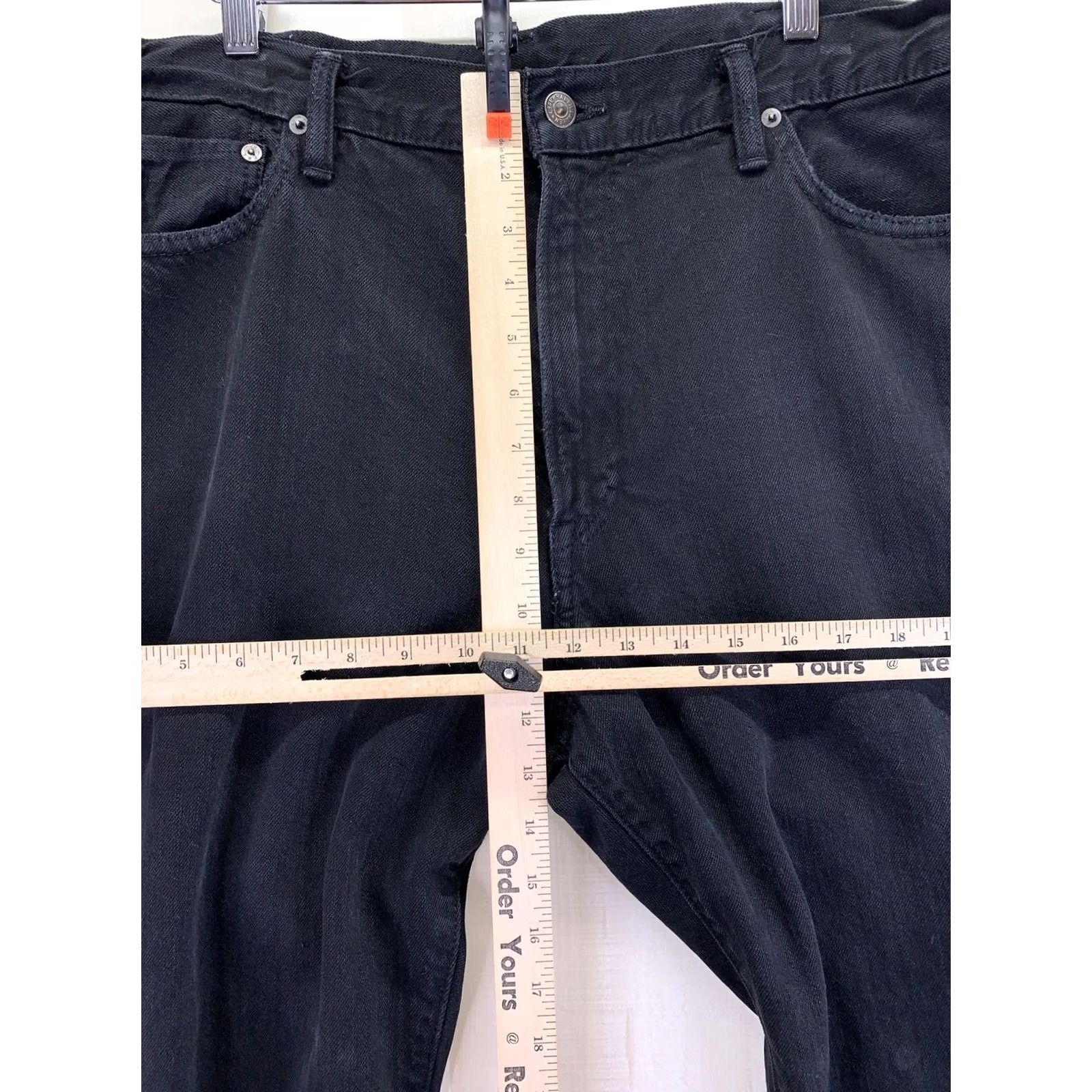 Vintage VINTAGE Black Jeans Mens 38 Vtg Ralph Lauren Polo Leather Tag Embroidered Logo Distressed Size US M / EU 48-50 / 2 - 3 Thumbnail