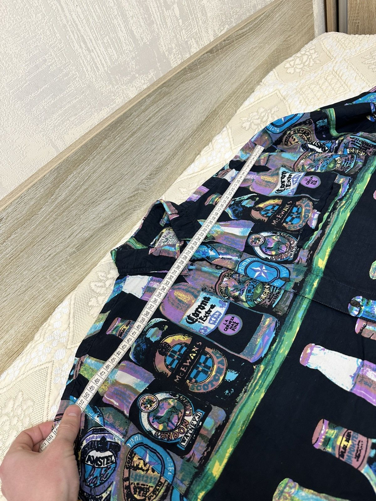 Mambo 🔥 Corona Extra Beer Big Art Button Up Shirt Guinness Versace Size US M / EU 48-50 / 2 - 9 Thumbnail