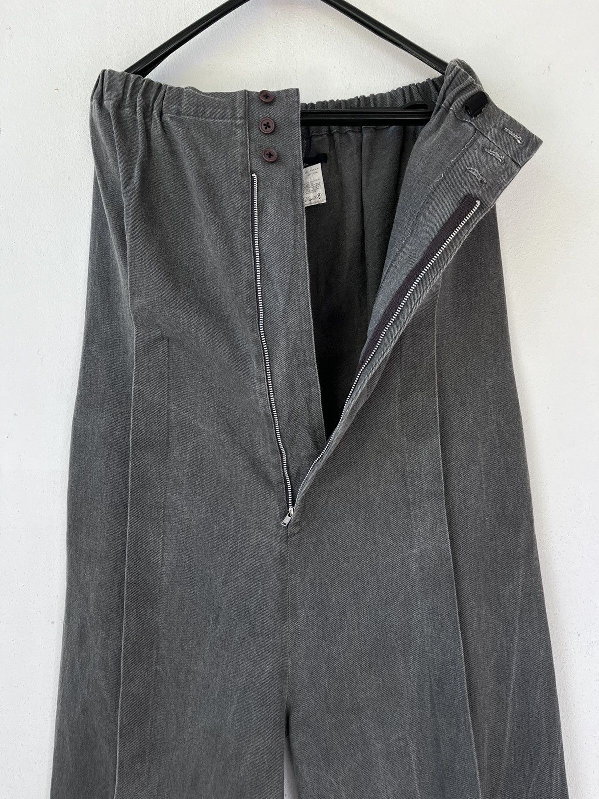 Limi Feu LIMI feu Yohji Yamamoto Avant-Garde Pleated Wide Pants Size 32" / US 10 / IT 46 - 16 Thumbnail