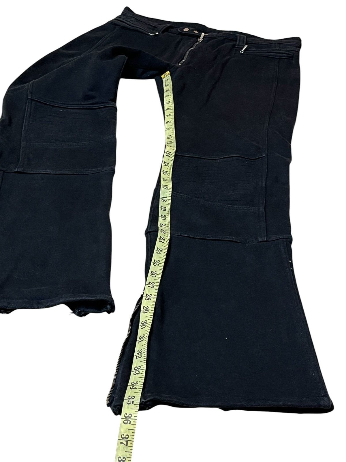junhashimoto GRAIL🔥WJK-JUNHASHIMOTO RIRI ZIPPER FLARED PANTS Size US 34 / EU 50 - 14 Thumbnail