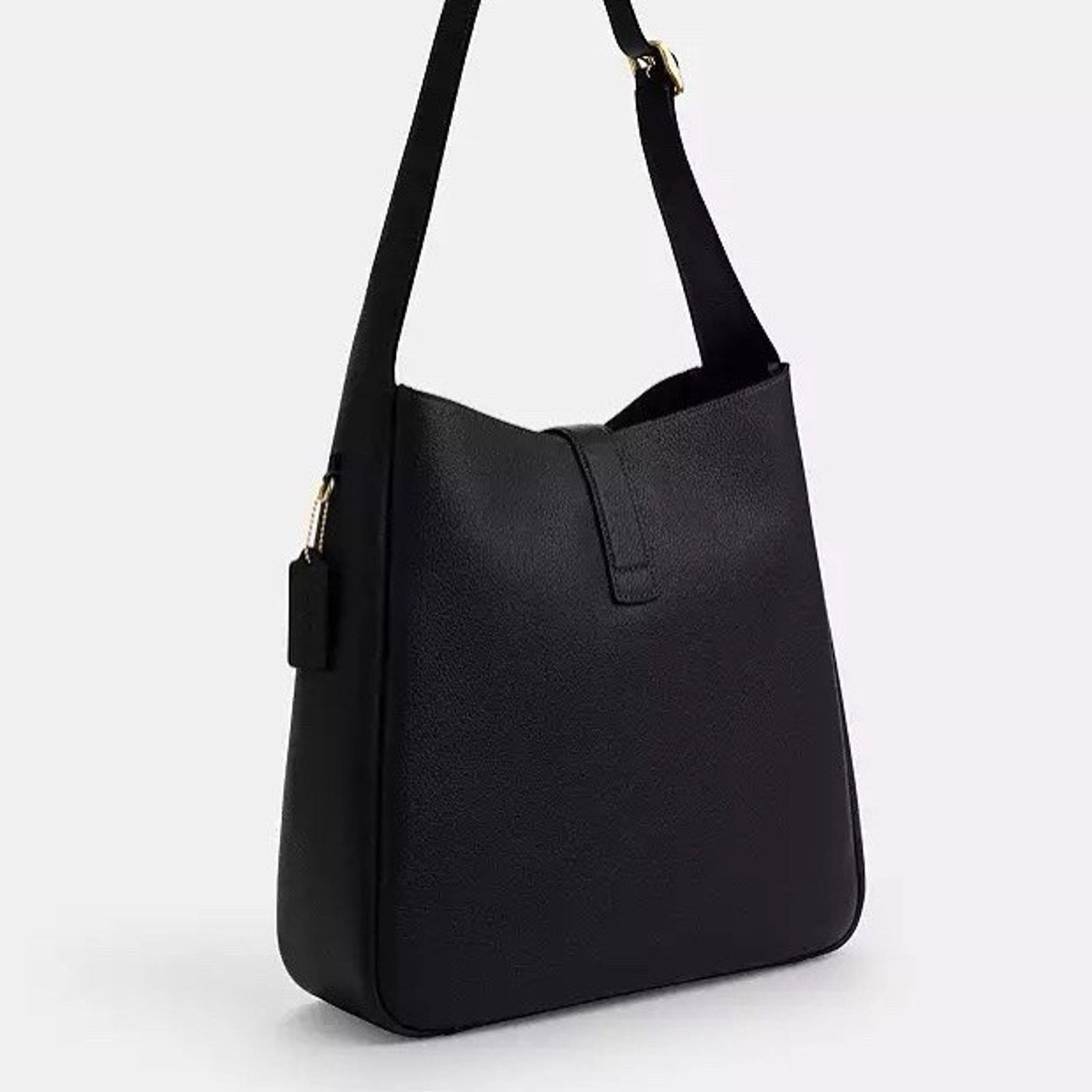Coach NWT COACH Hadley Large Shoulder Bag Gold/Black CCD65 Size ONE SIZE - 11 Thumbnail
