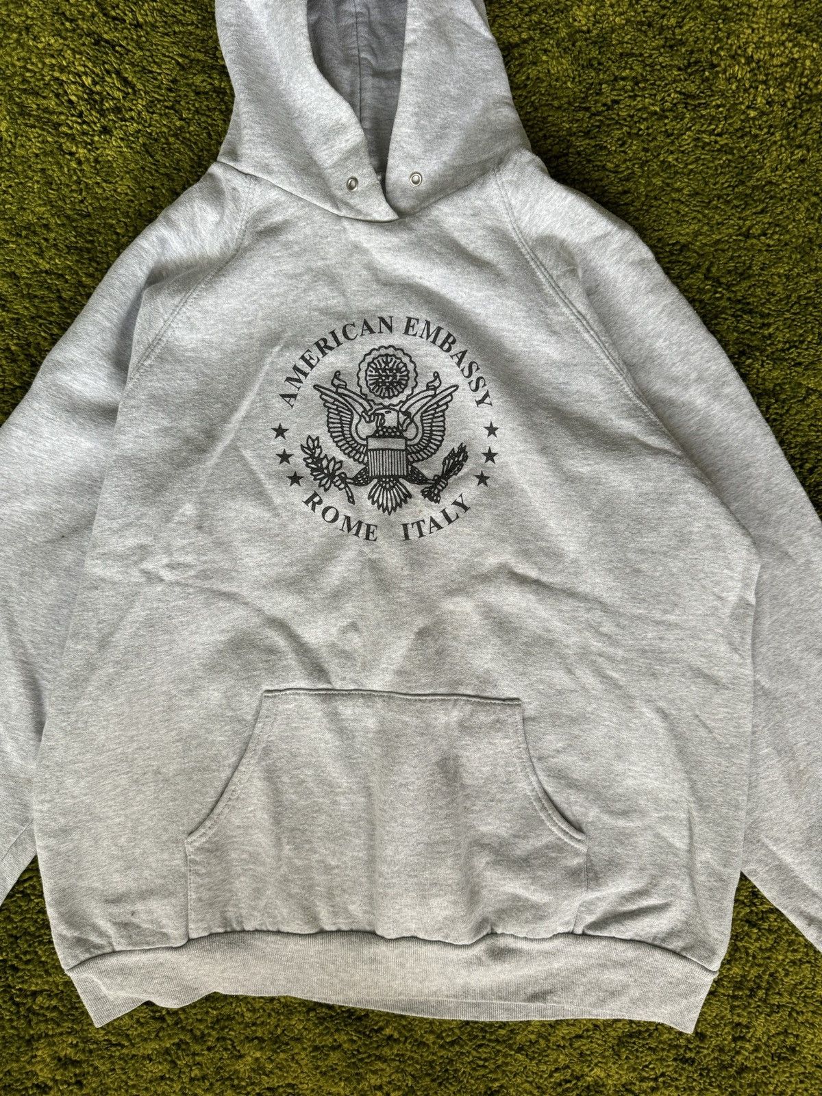 Vintage 🇺🇸 American Embassy 90s vintage hoodie Size US XL / EU 56 / 4 - 3 Thumbnail