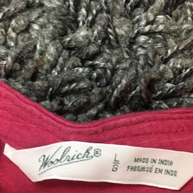 Woolrich Woolen Mills Woolrich Pink Cardigan Sweater Open Front Button Up Large Size L / US 10 / IT 46 - 2 Thumbnail