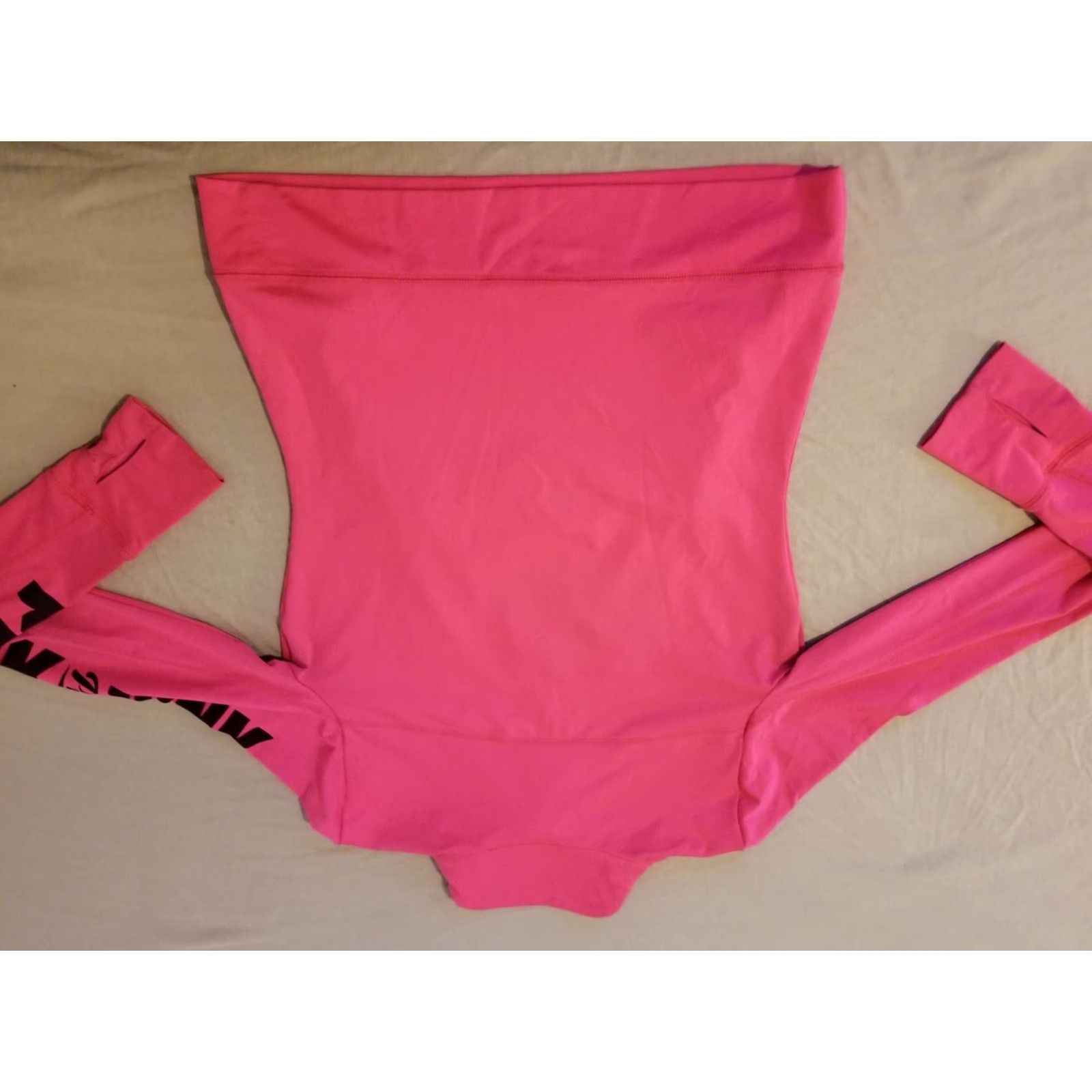 Pinko PINK Shirt Womens Victoria Secret PINK Half Zip Long Sleeve Athletic Small S Pink Zip Shirt Womens Size S / US 4 / IT 40 - 6 Thumbnail