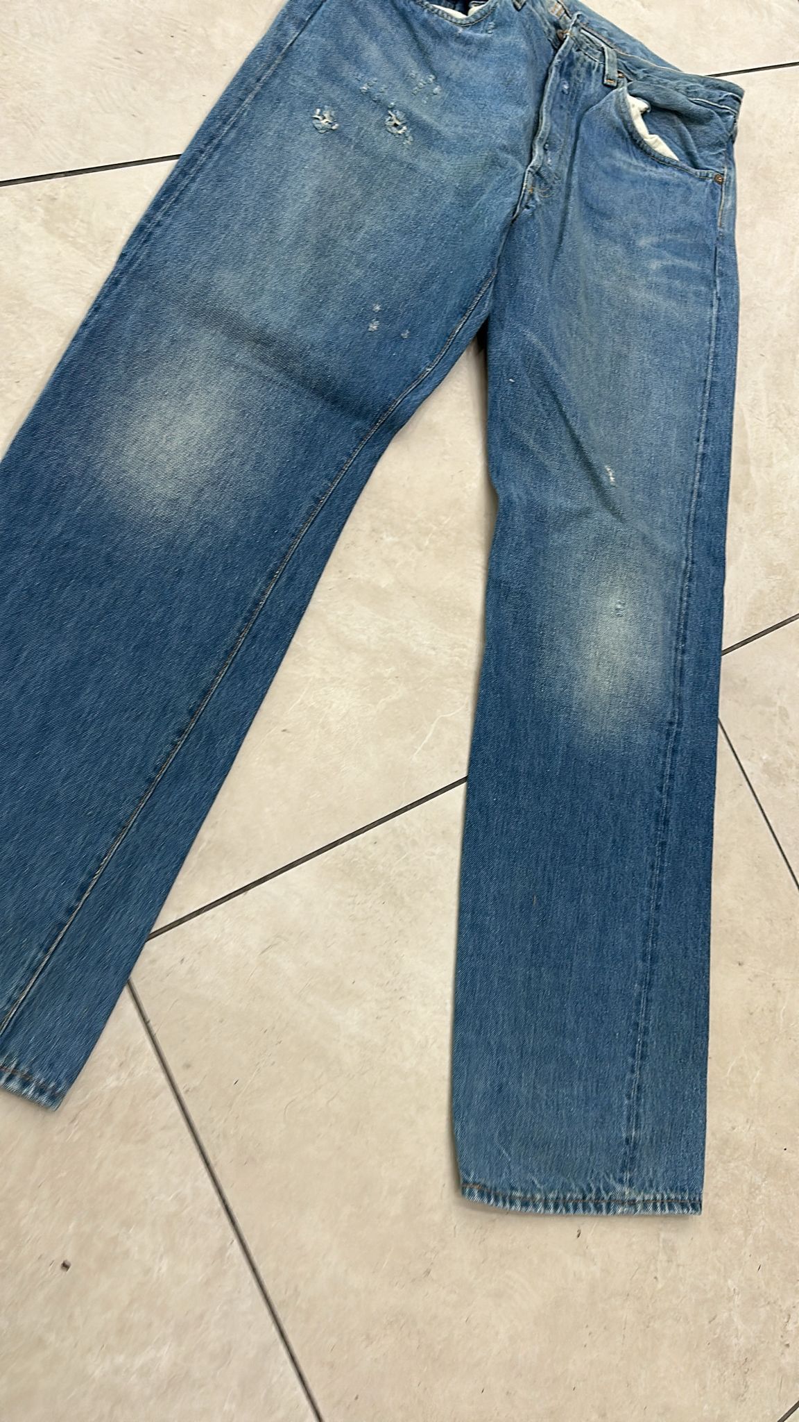 Levi's Vintage Clothing LVC Levi's Vintage Clothing 1955 501XX BigE Selvedge Jeans Size US 34 / EU 50 - 4 Thumbnail
