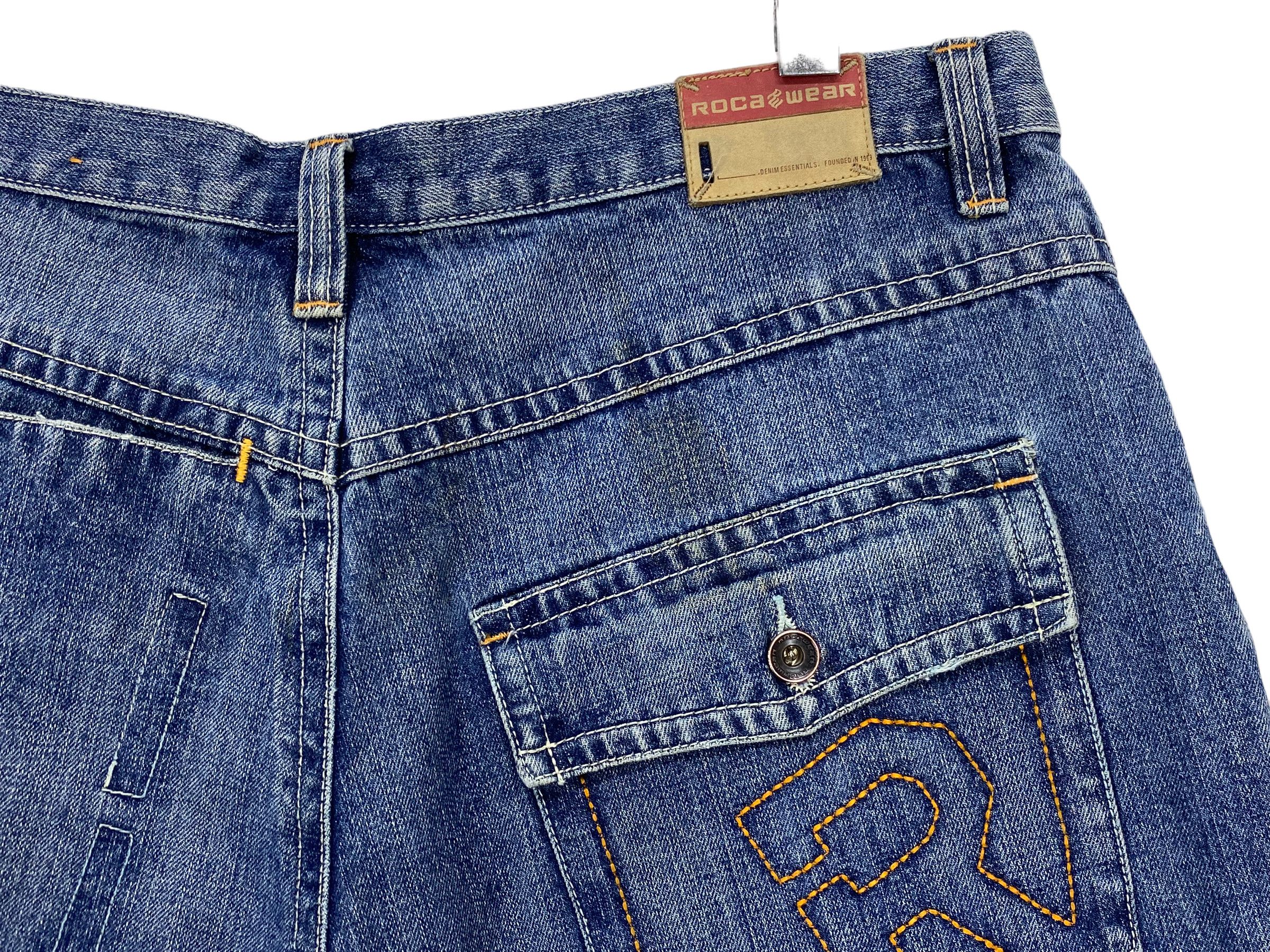 Rocawear Rocawear Baggy Jeans Hip Hop Jay Z Medium Wash Men Jeans Size US 36 / EU 52 - 12 Thumbnail