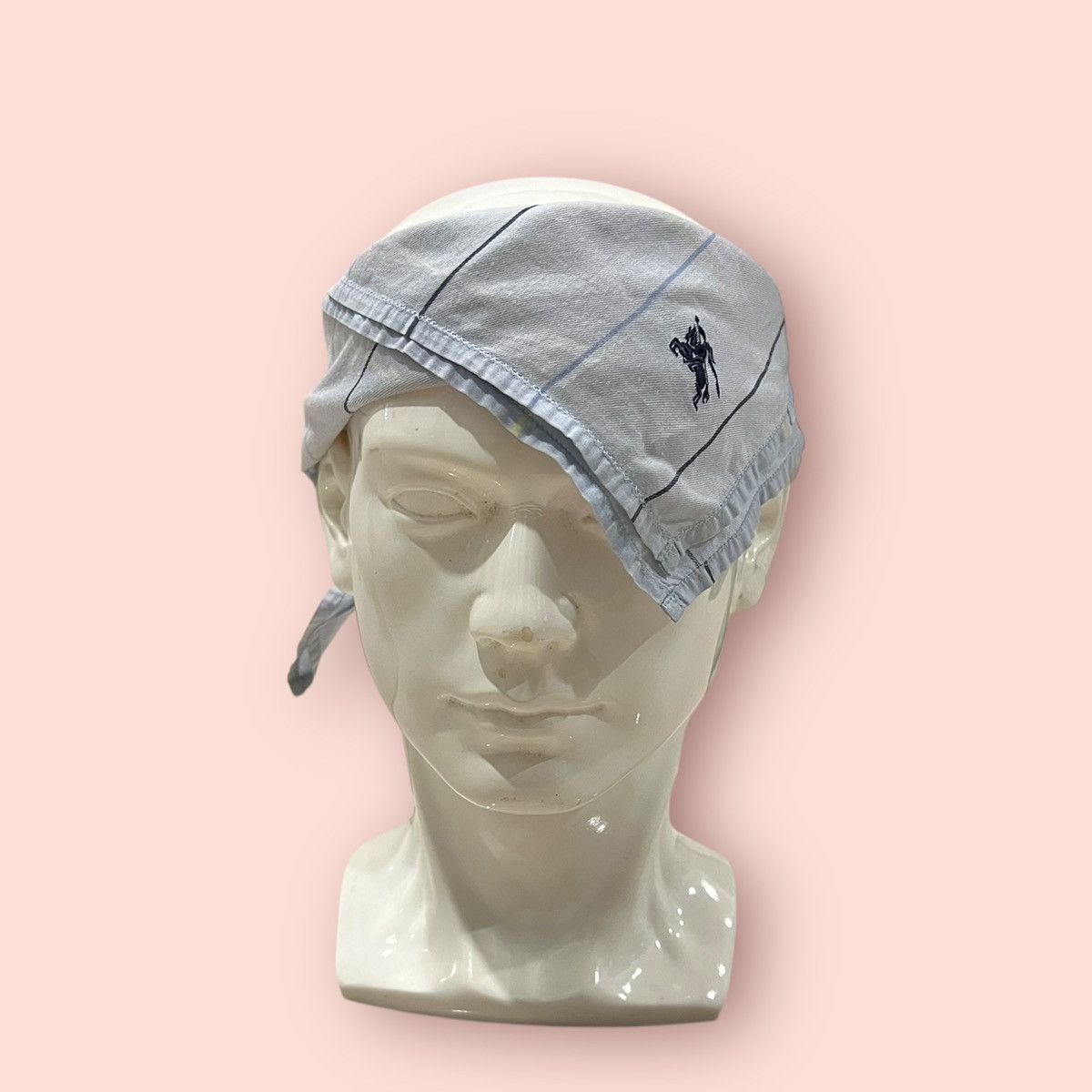 Burberry × Designer VINTAGE BURBERRYS LIGHT BLUE PLAID BANDANA/HANDKERCHIEF Size ONE SIZE - 2 Thumbnail
