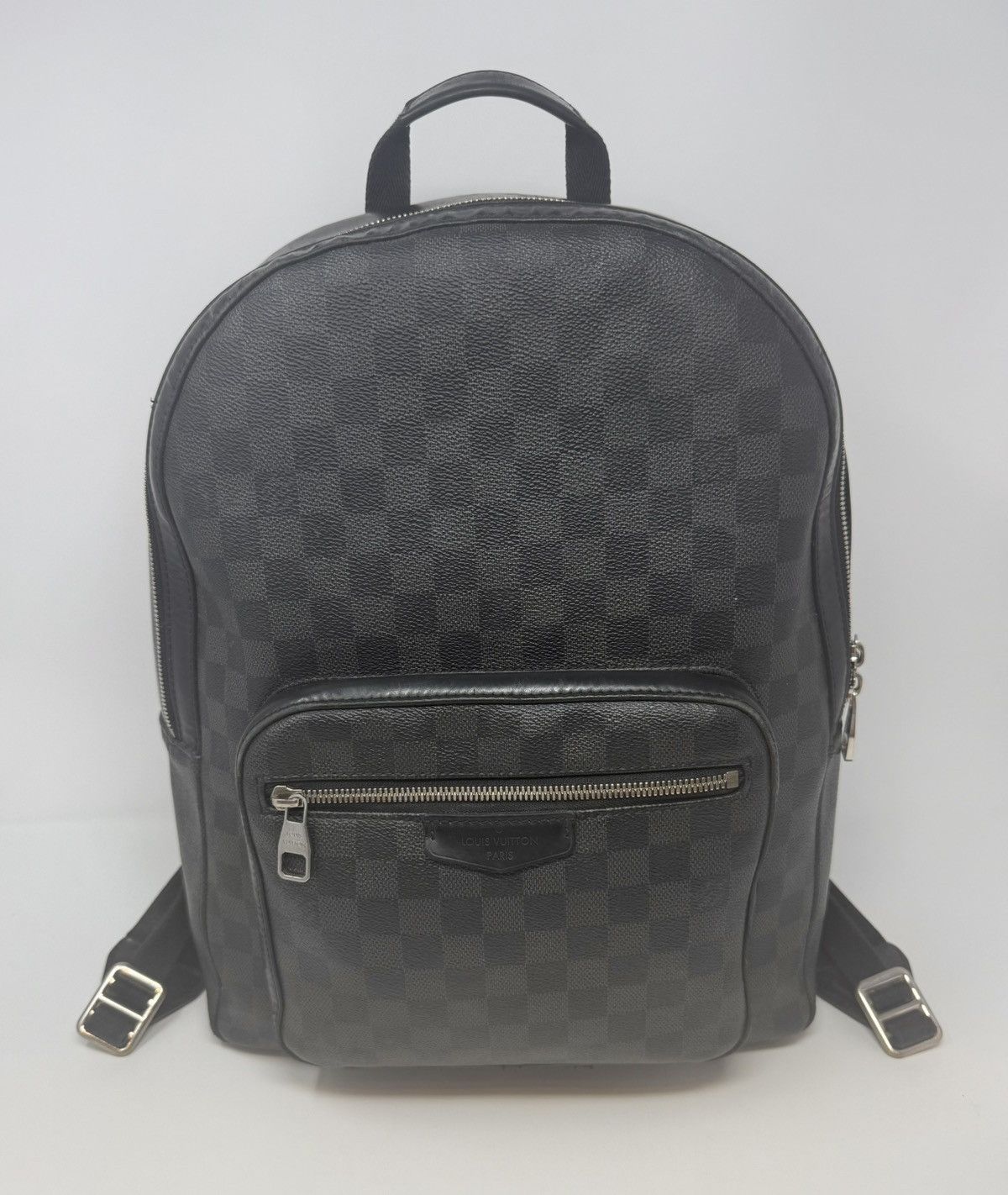 Louis Vuitton Louis Vuitton Josh Backpack Damier Graphite Black Leather Size ONE SIZE - 1 Thumbnail