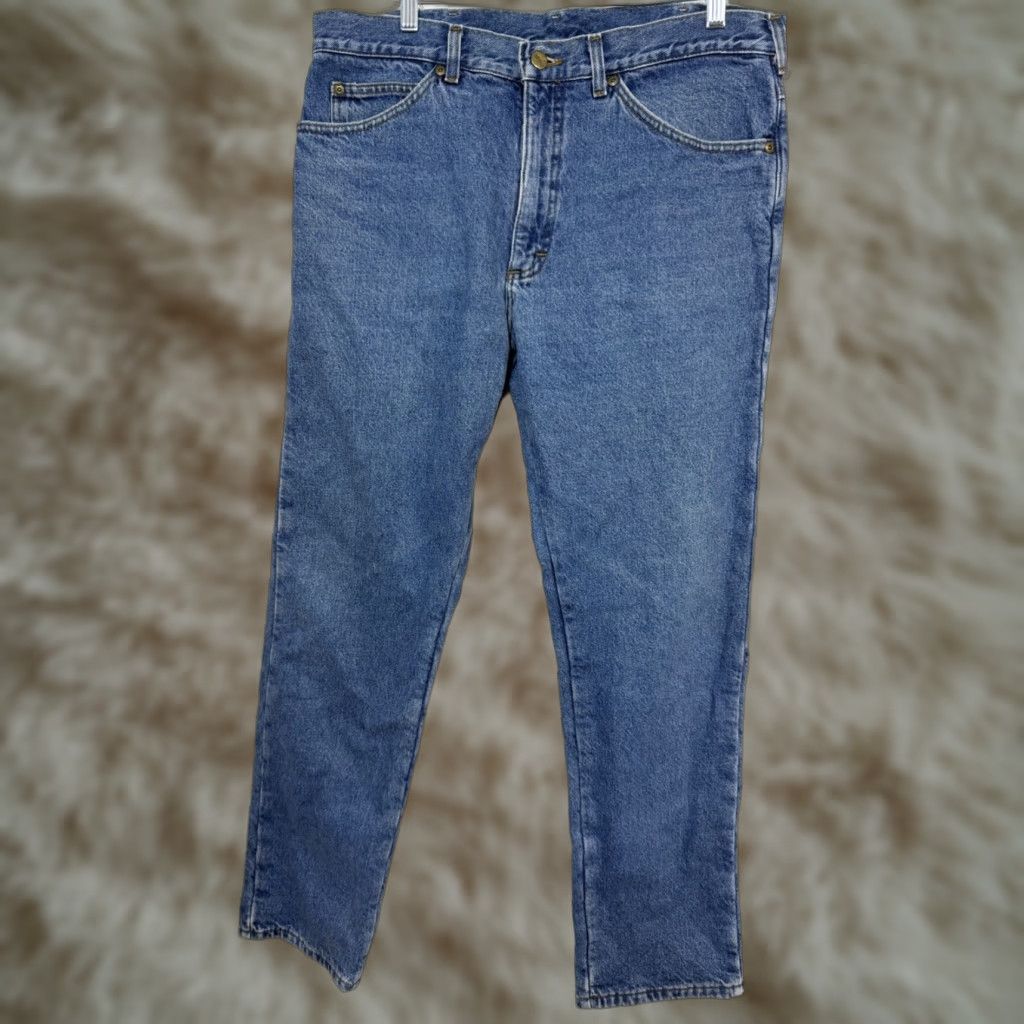 Vintage L.L. Bean Jeans Mens Size 36x32 Blue Denim 5-Pocket Regular Straight Pocket Jeans Size US 36 / EU 52 - 1 Thumbnail