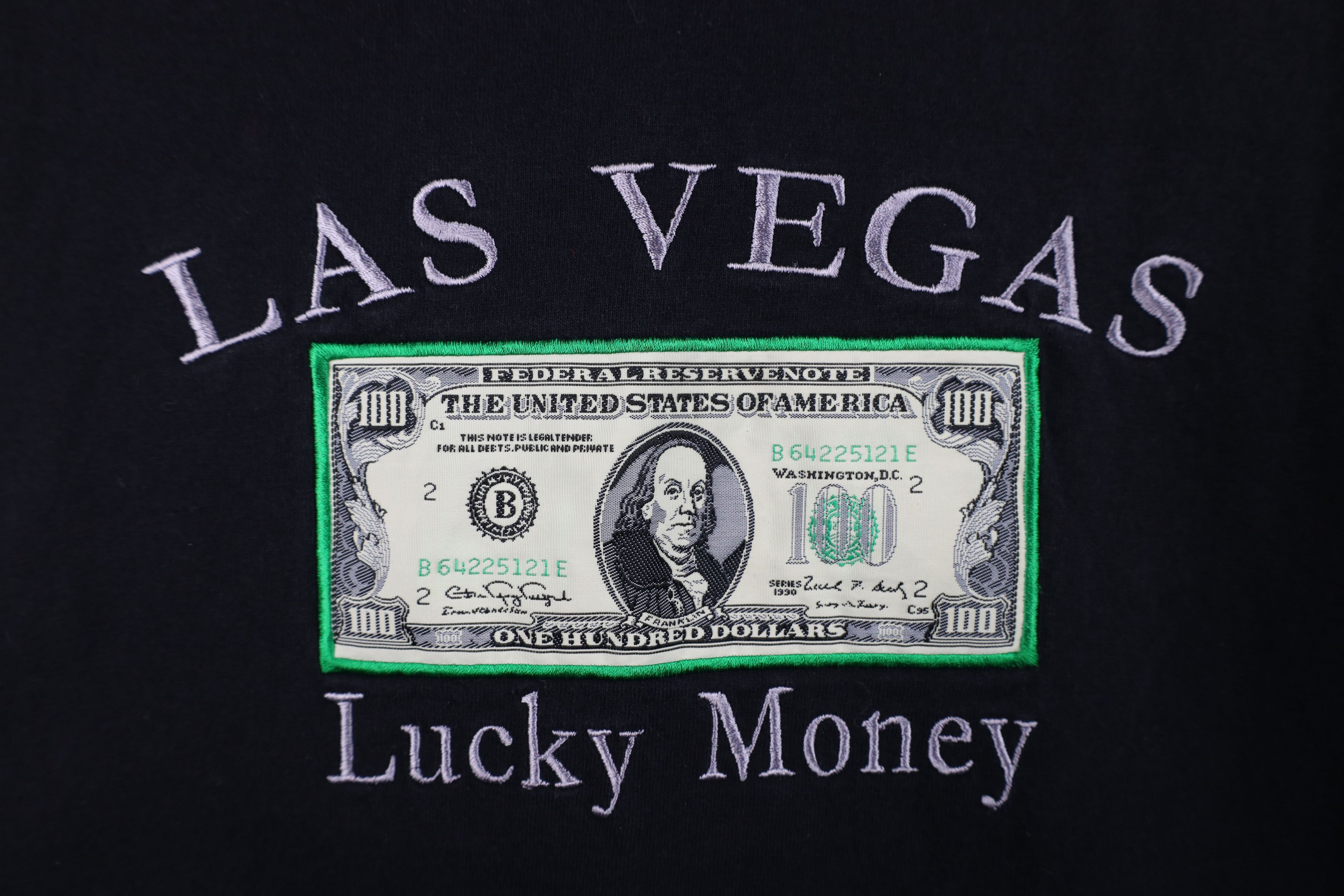 Vintage Vintage 90s Streetwear Lucky Money Short Sleeve T-Shirt Size US XXL / EU 58 / 5 - 4 Thumbnail
