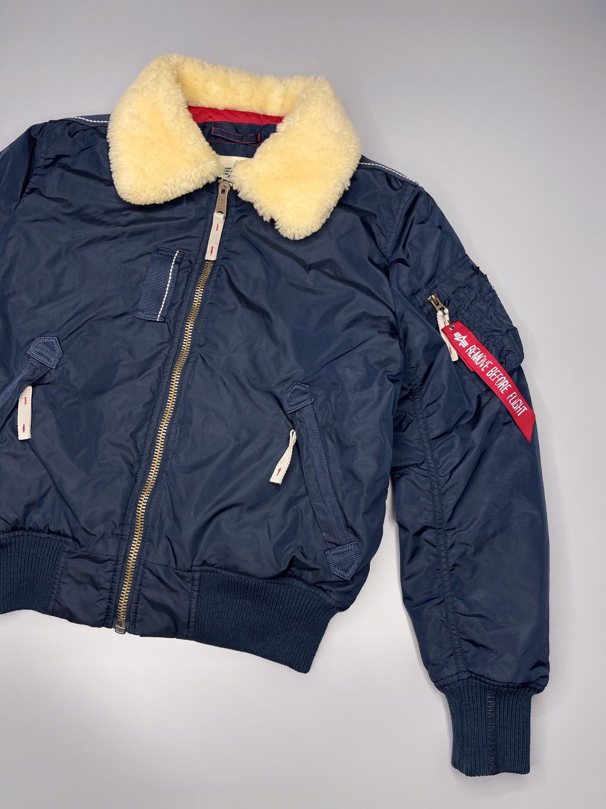 Alpha Industries Vintage Y2k Alpha Industries Bomber Jacket MA-2 Size US M / EU 48-50 / 2 - 2 Thumbnail
