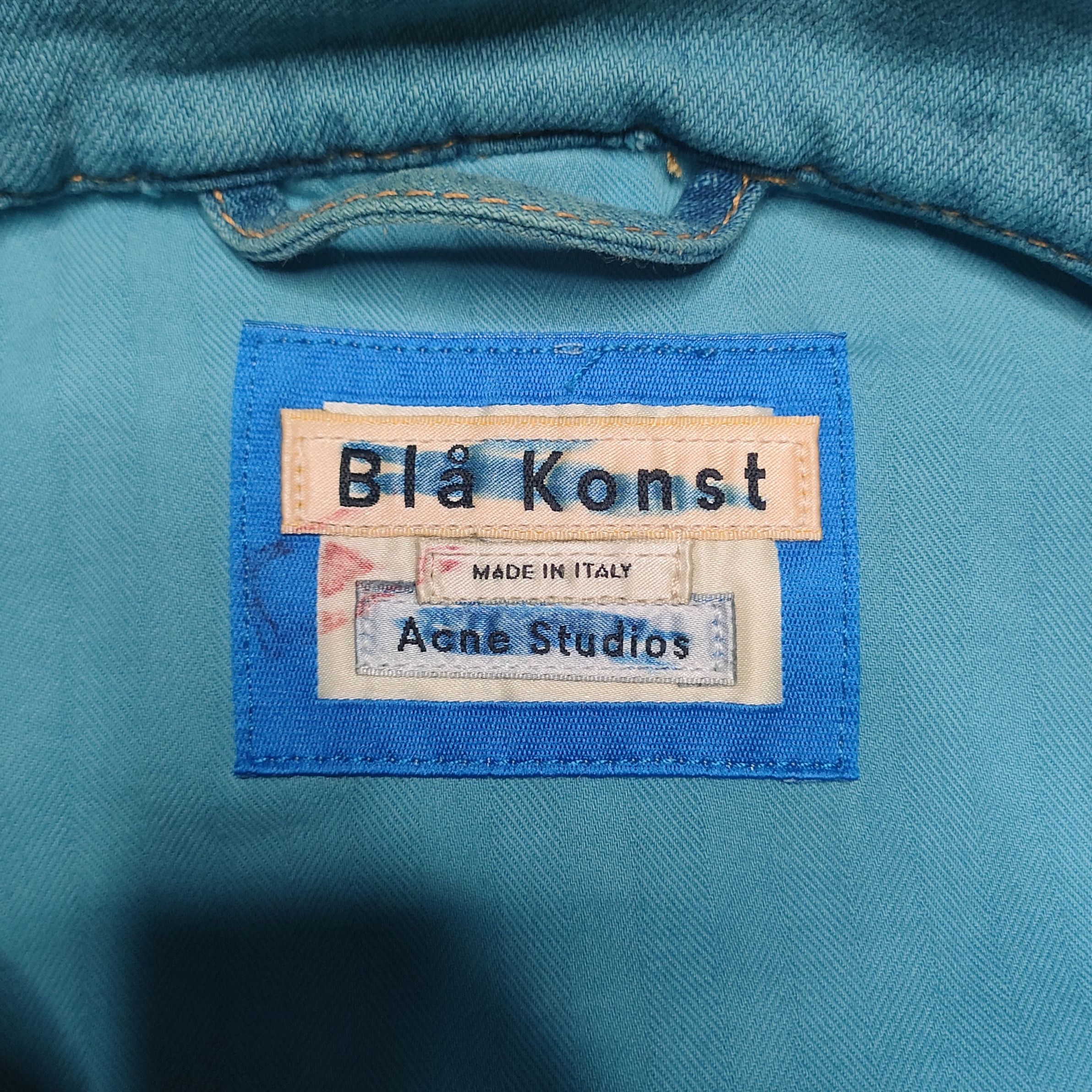 Acne Studios Acne studios bla konst 1/1 sample washed denim jacket Size US L / EU 52-54 / 3 - 9 Thumbnail