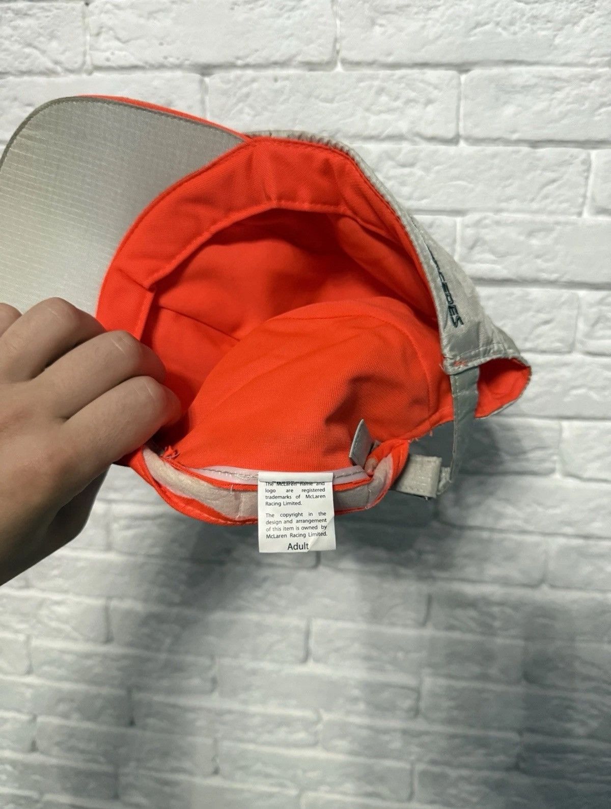 Malcolm McLaren McLaren Mercedes Vodafon Cap Lewis Hamilton F1 Cap Gold Hat Size ONE SIZE - 8 Thumbnail