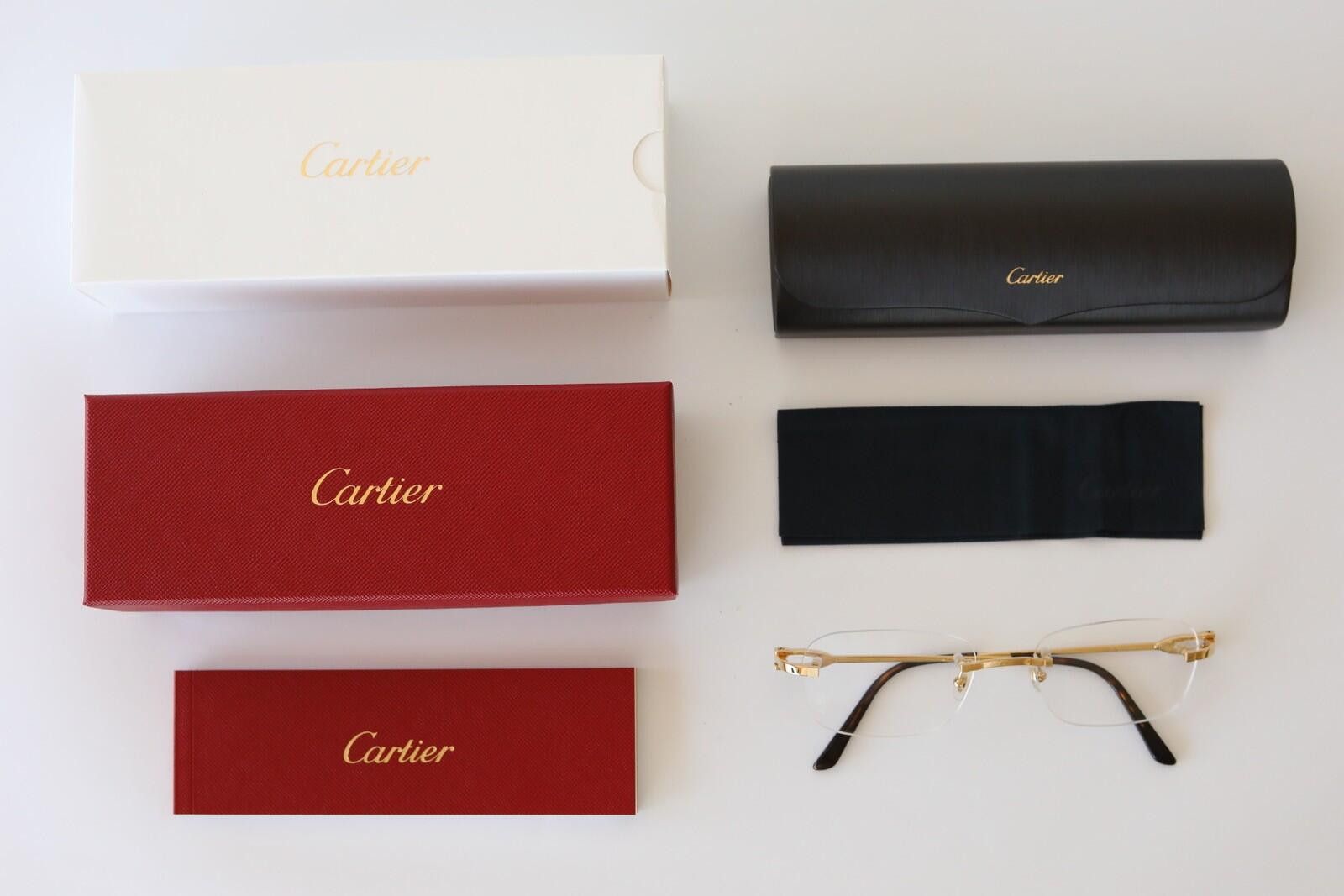 Cartier New Cartier eyewear optical eyeglasses gold CT0290O 003 Size ONE SIZE - 3 Thumbnail