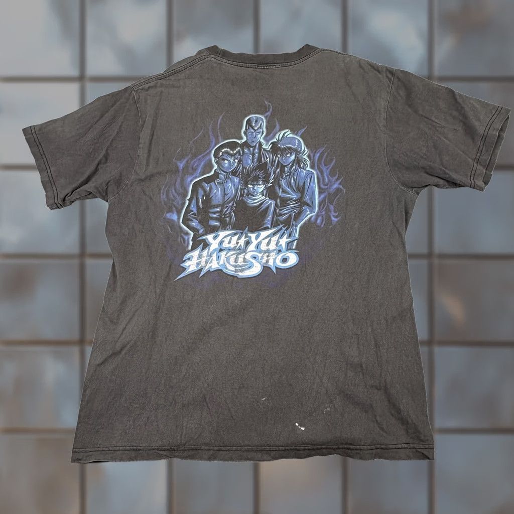 Vintage VINTAGE ODM Yu Yu Hakusho Shirt Mens XL Black Anime Graphic Size US XL / EU 56 / 4 - 1 Thumbnail