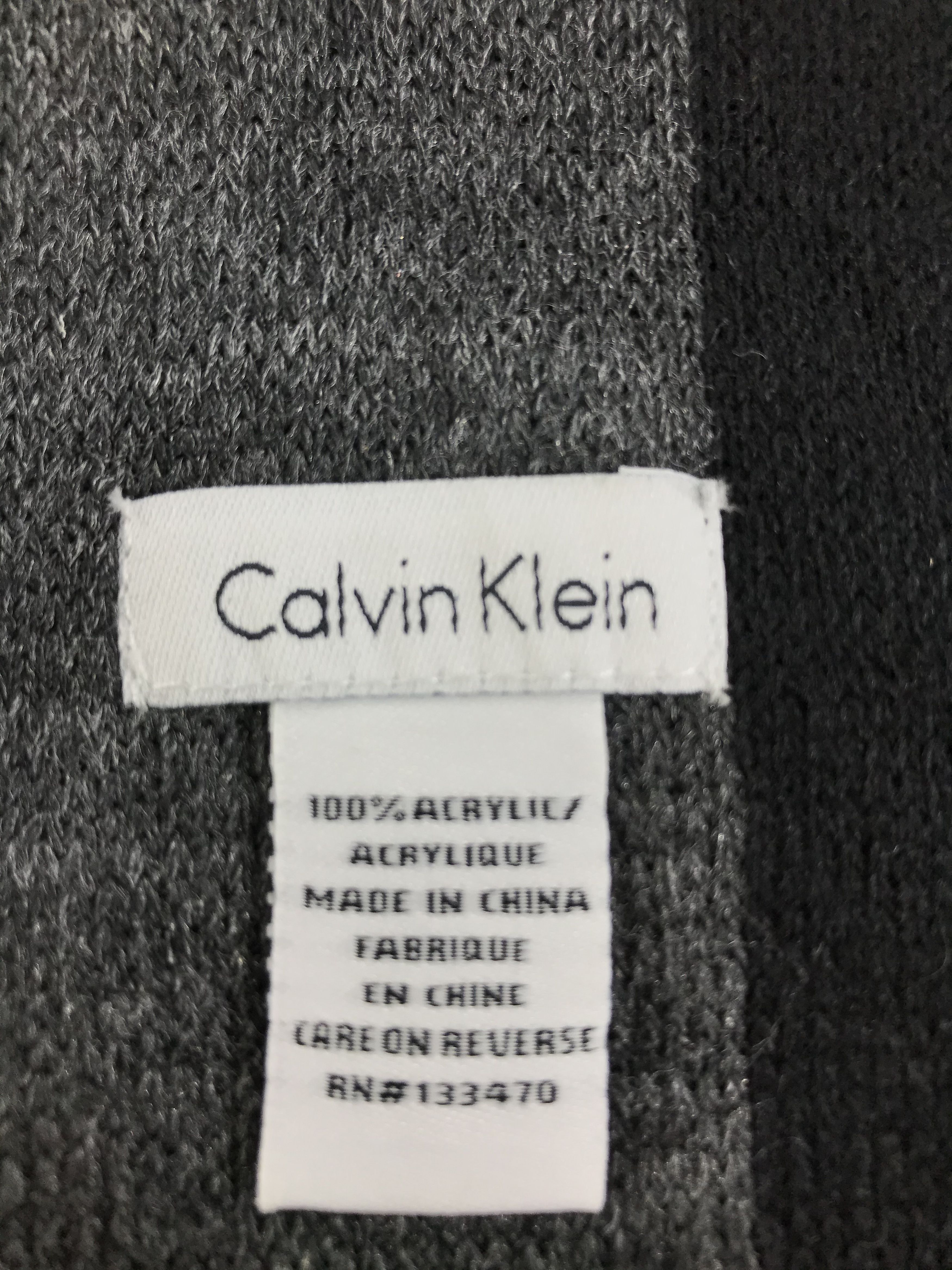 Calvin Klein Calvin Klein Wool Scarf Muffler Neck Wrap V183 Size ONE SIZE - 4 Thumbnail