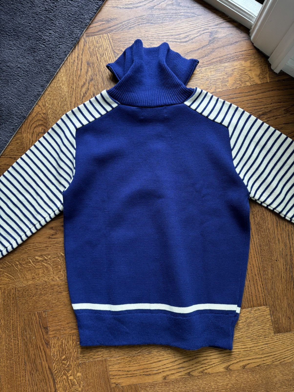 Fred Perry × Vintage 80s Vintage Ski Sweater Quarter Zip Track 70s Acrylic Raglan Size US M / EU 48-50 / 2 - 10 Thumbnail