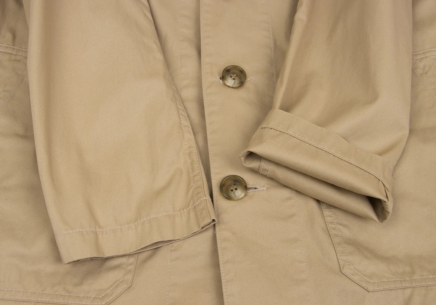 Yohji Yamamoto Yohji Yamamoto 4B Patch Pocket Long Jacket Size US XL / EU 56 / 4 - 11 Thumbnail