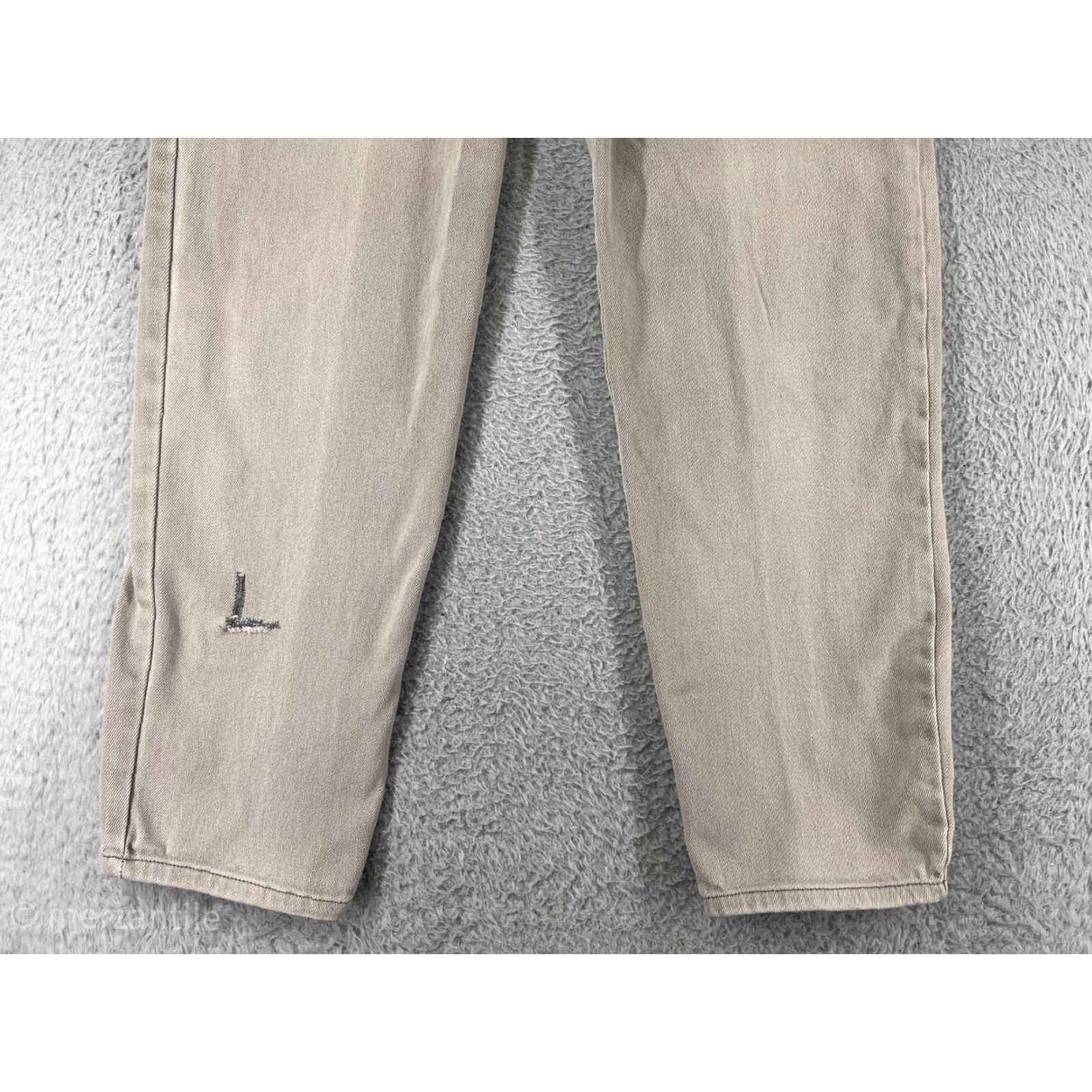 Gloria Vanderbilt Gloria Vanderbilt Jeans Women's 6 Beige Denim Straight Mid Rise 5-Pocket Stretch Womens Size 28" / US 6 / IT 42 - 3 Thumbnail