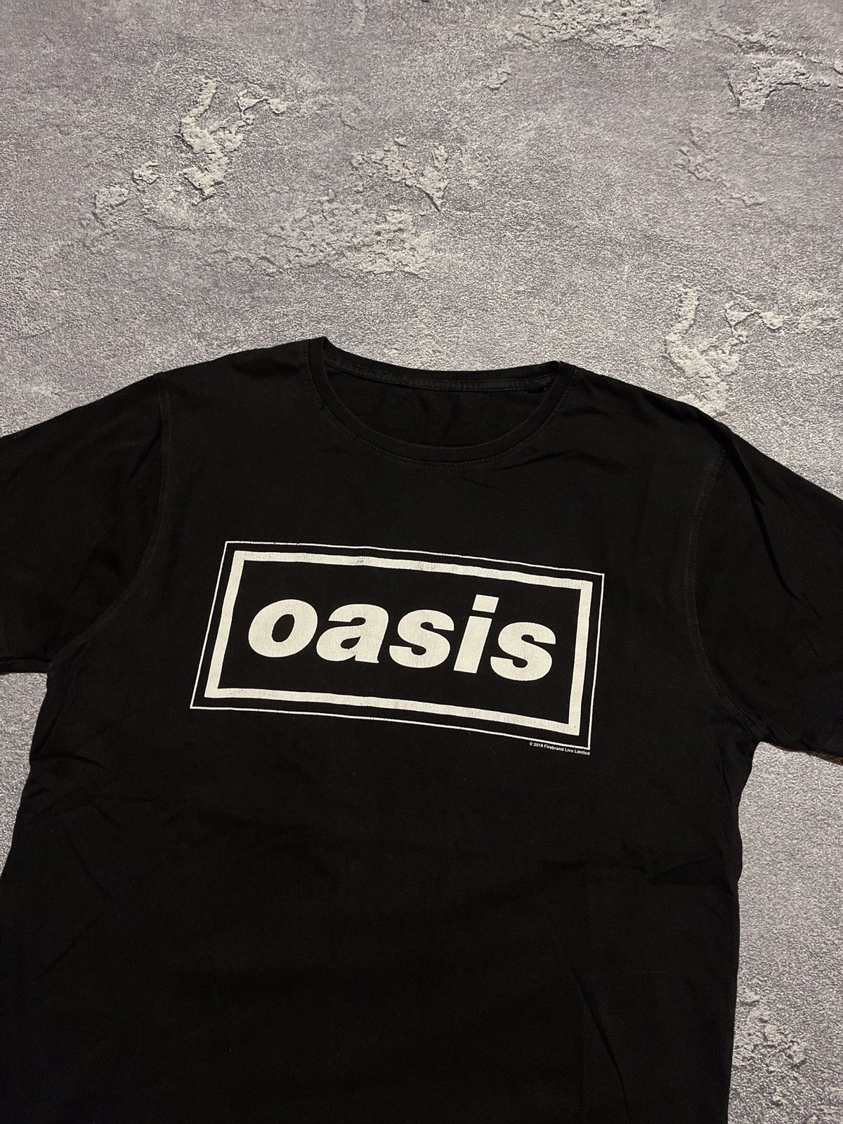 Band Tees × Vintage Vintage Oasis 2016 Box Logo white basic logo band tee Size US M / EU 48-50 / 2 - 2 Thumbnail