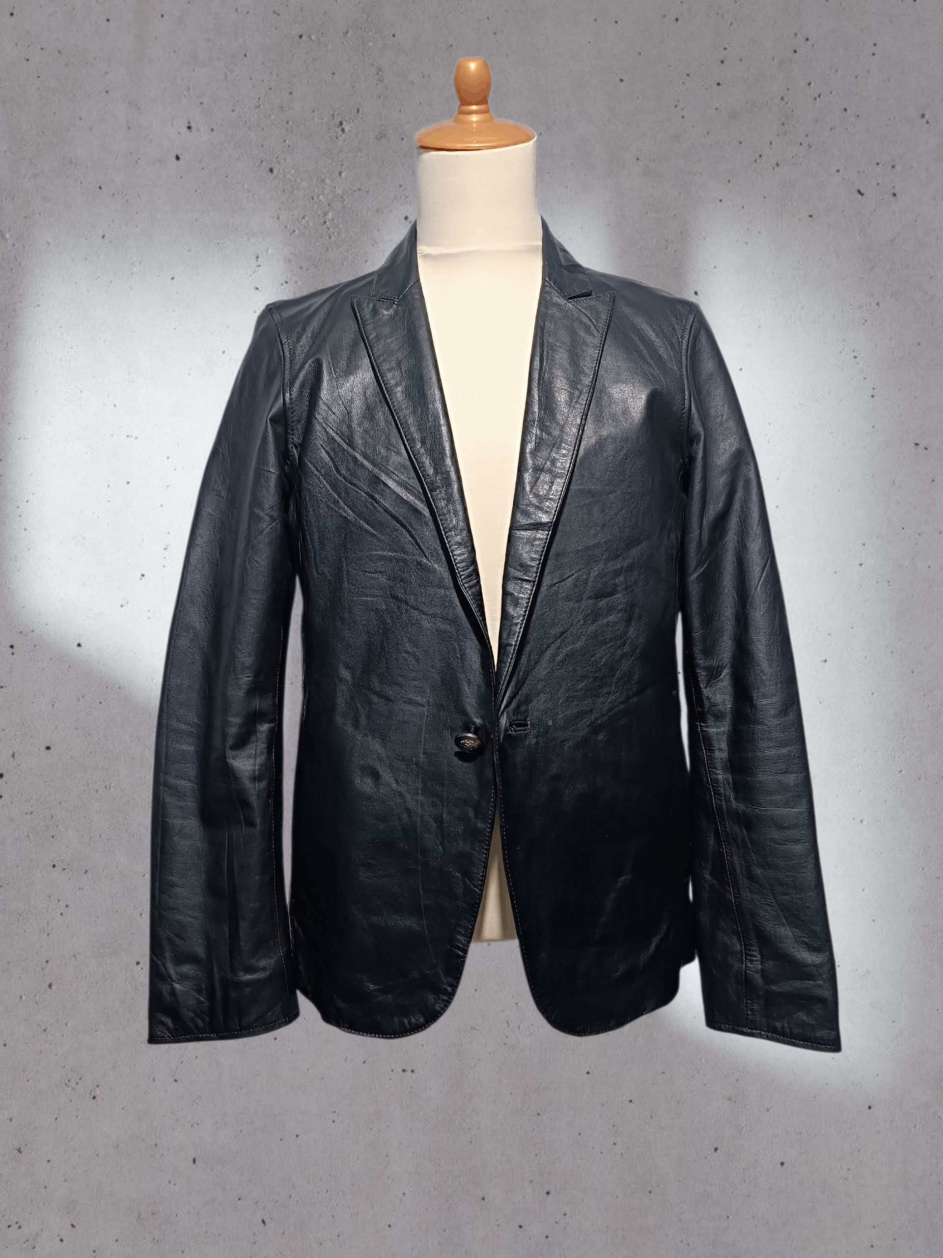 Vanquish Vanquish Leather Blazer Black 1 Button Japan Size US M / EU 48-50 / 2 - 1 Thumbnail