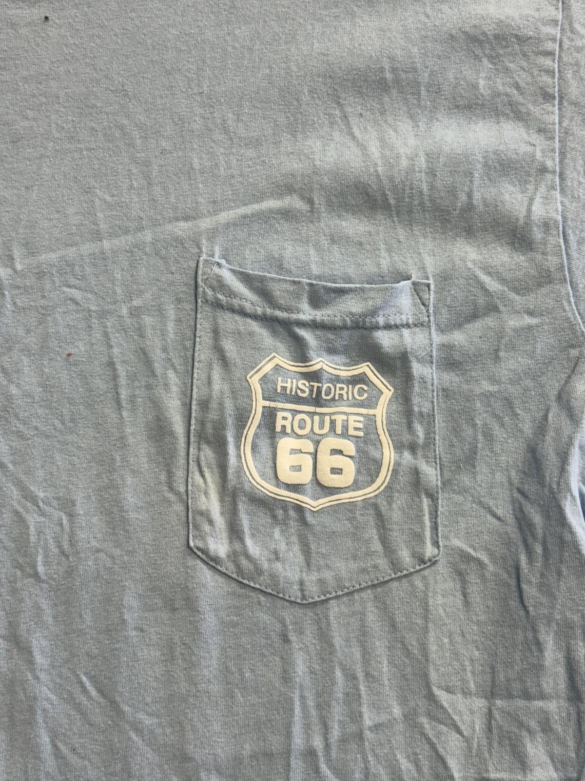Designer Historic Route 66 T-shirt Get Your Kicks USA Road Map L Size US L / EU 52-54 / 3 - 4 Thumbnail