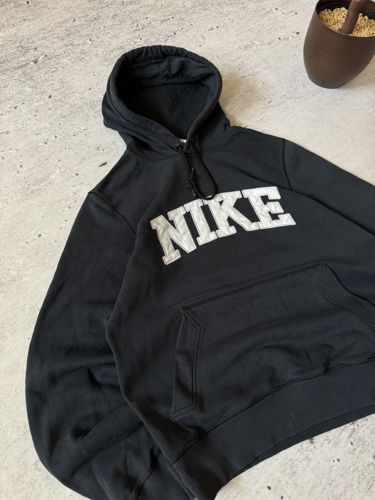 Nike × Vintage NIKE VINTAGE 00s y2k OVERSIZE BAGGY HOODIE CENTER LOGO Size US S / EU 44-46 / 1 - 2 Thumbnail