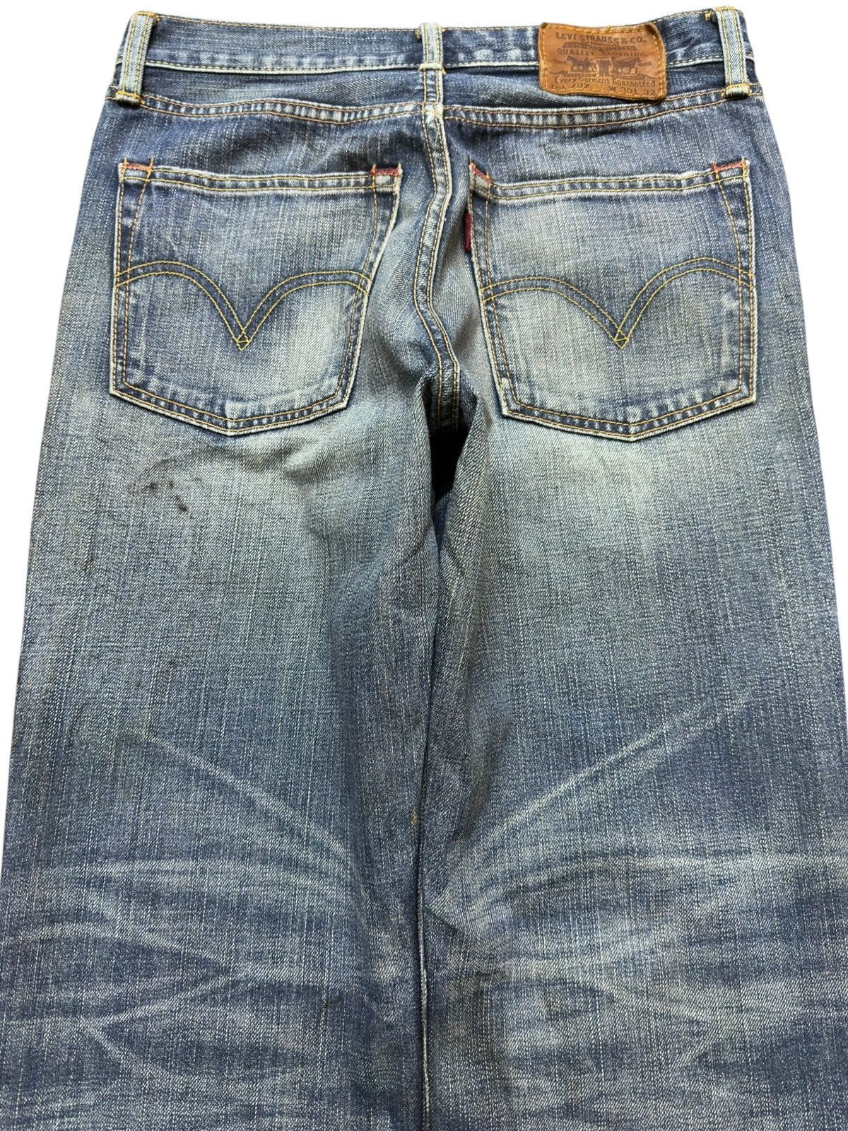 Levi's Vintage Levi’s 702 Faded Whiskers Denim Size US 30 / EU 46 - 6 Thumbnail