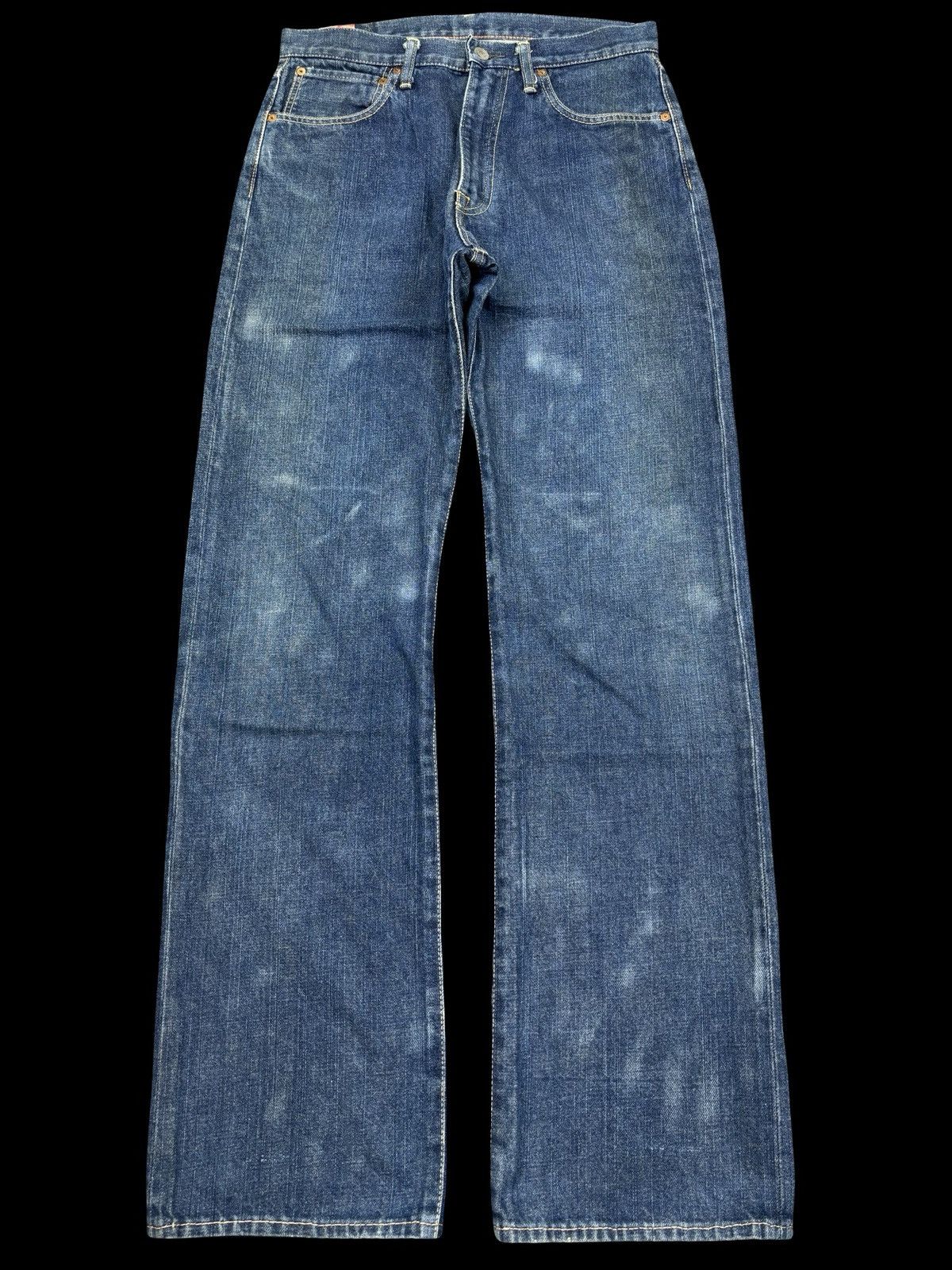 45rpm Vintage 45rpm Japan Regular Blue Wash Denim F891 Size US 31 - 1 Thumbnail