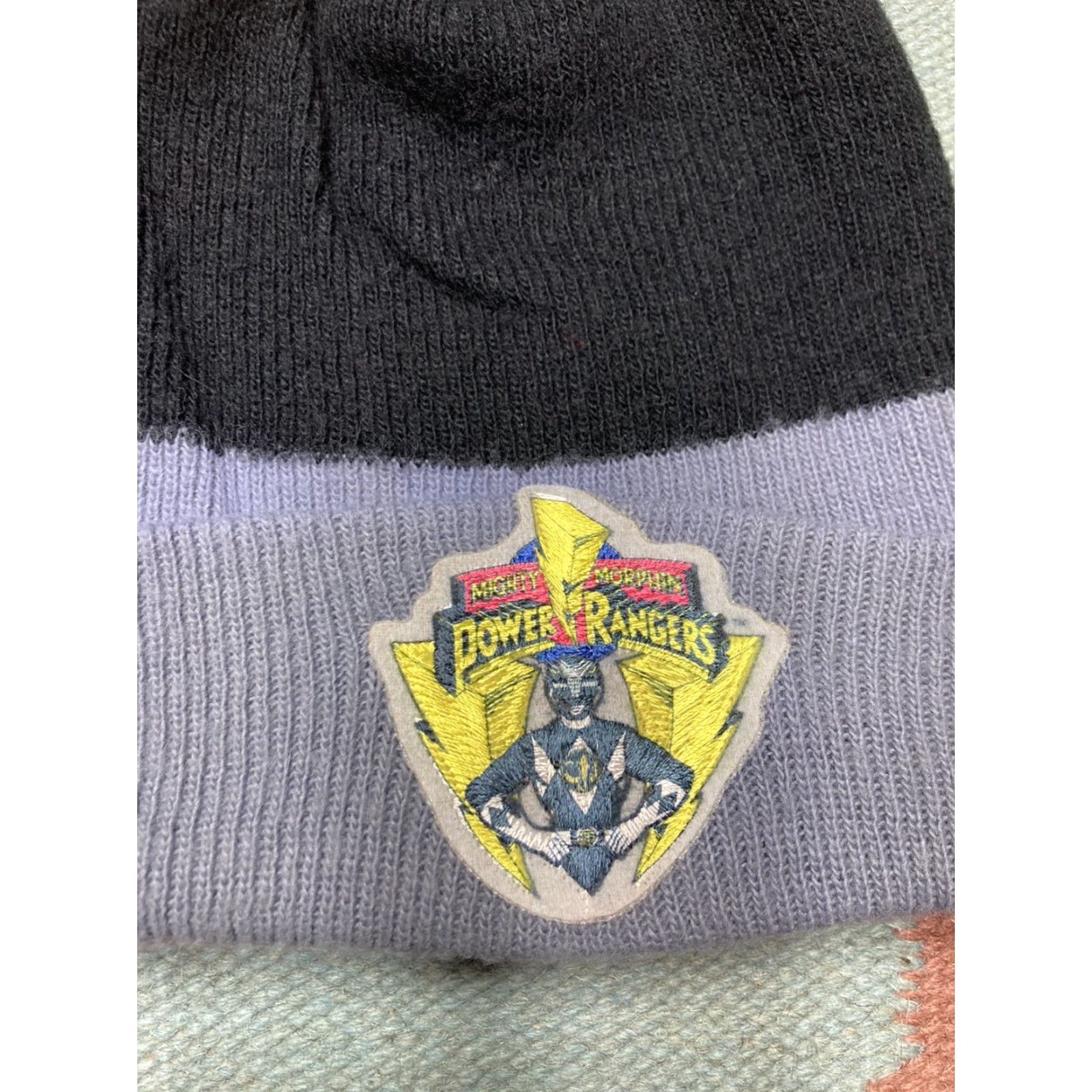 Vintage VINTAGE Power Rangers Beanie OSFA Adult One Size Gray USA Licensed Made in USA Men Mens Girls Womens Size ONE SIZE - 2 Thumbnail