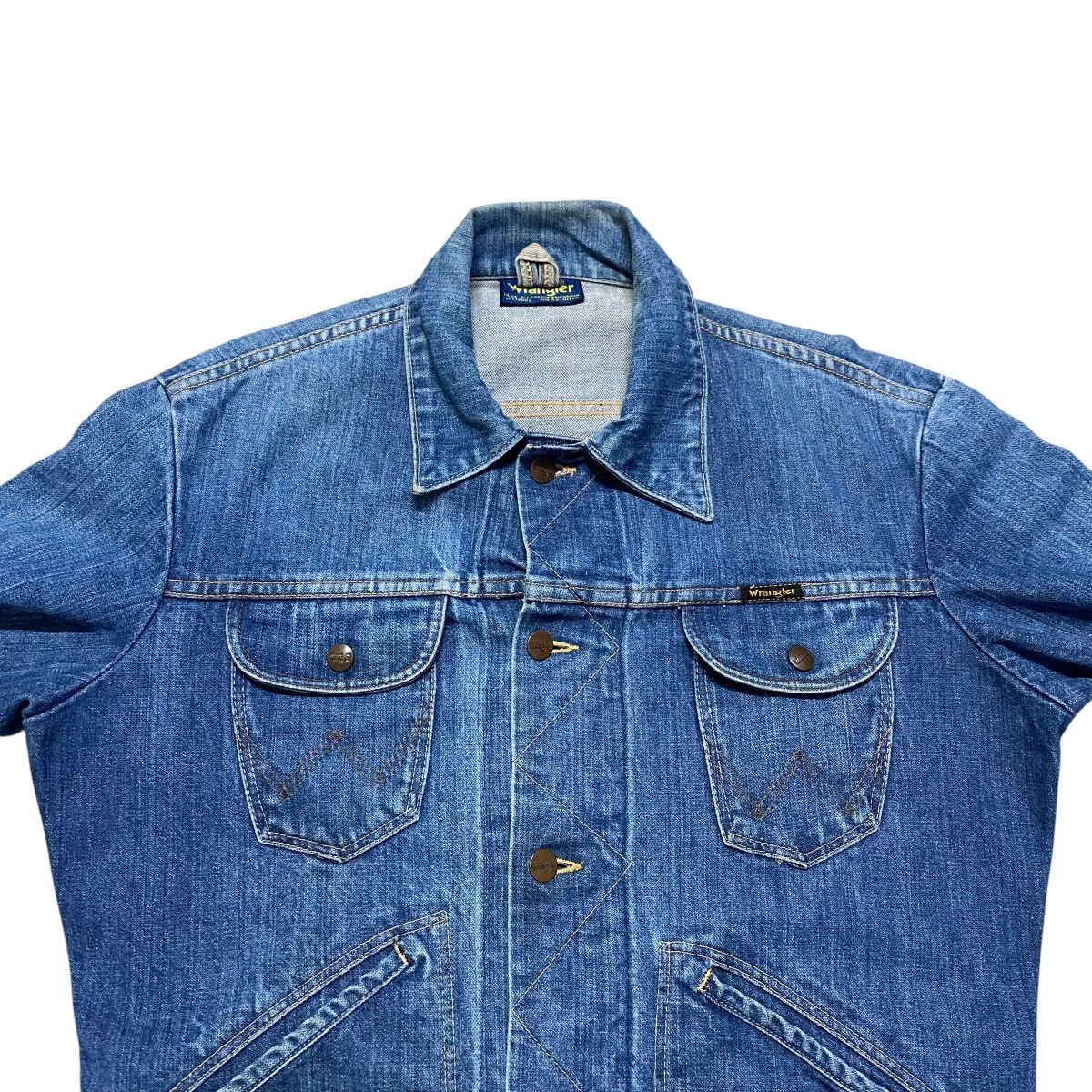Wrangler Vintage 70s Wrangler Denim Trucker Jacket Lot 12002 Size US M / EU 48-50 / 2 - 4 Thumbnail