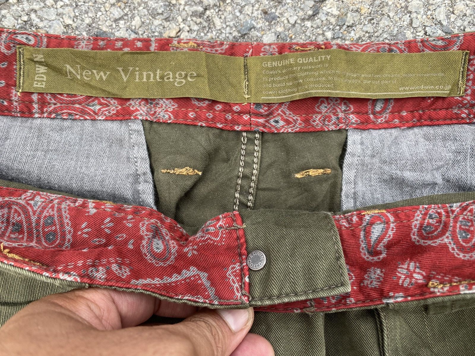 Edwin × Japanese Brand Edwin New Vintage Cargo Pants KV553 Size US 34 / EU 50 - 8 Thumbnail