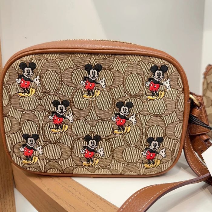 Disney x coach hot sale camera bag