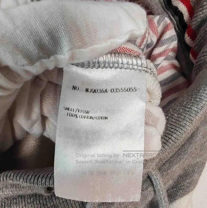 Thom Browne Thom Browne Gray Cotton Men's Casual Pants . Size US 30 / EU 46 - 4 Thumbnail