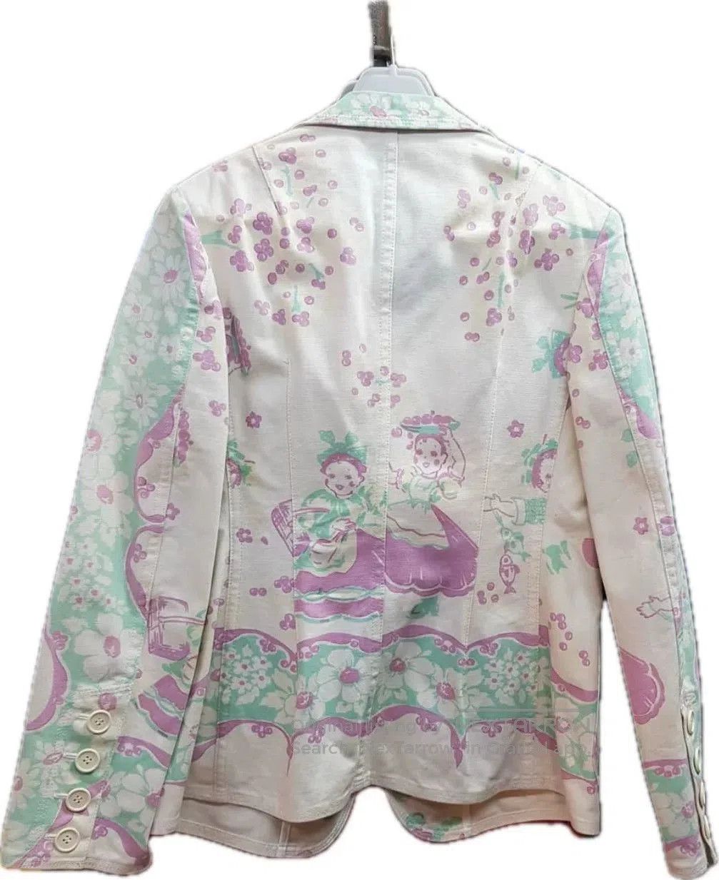 Junya Watanabe beige multi-pattern women's blazer. Size US M / EU 48-50 / 2 - 2 Thumbnail